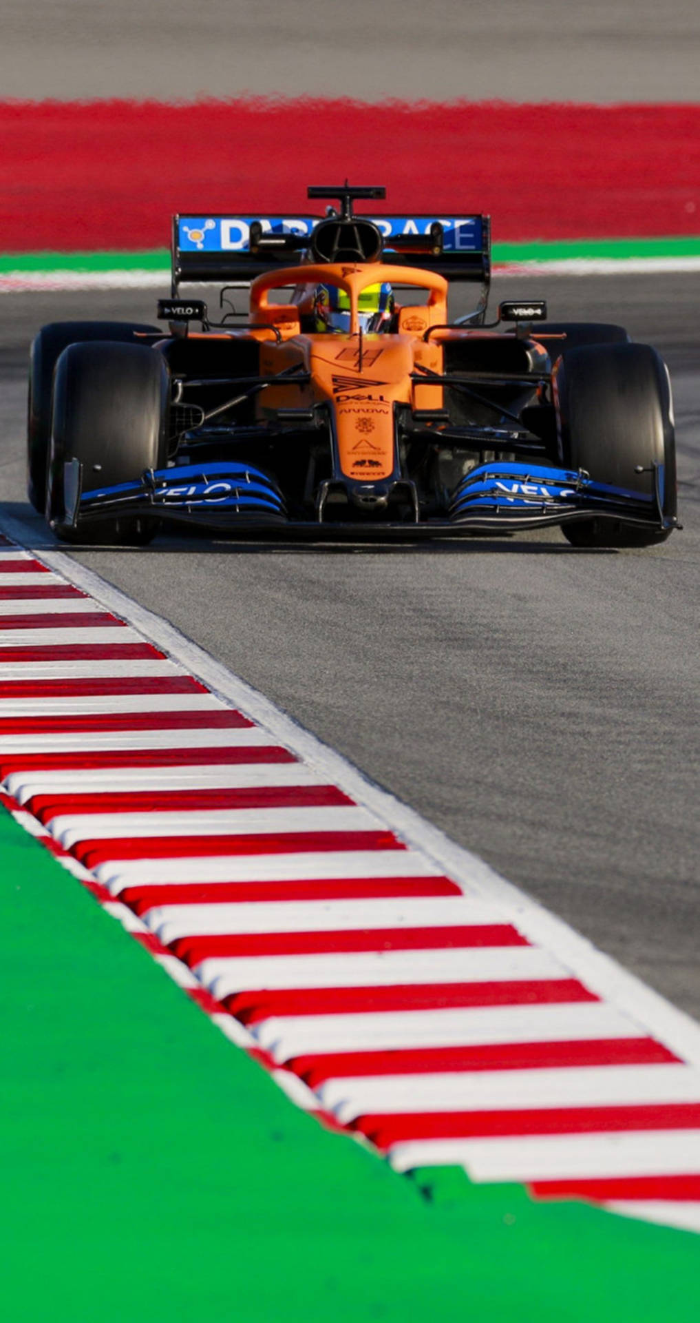 Download Sleek F1 McLaren Racing Phone Showpiece Wallpaper