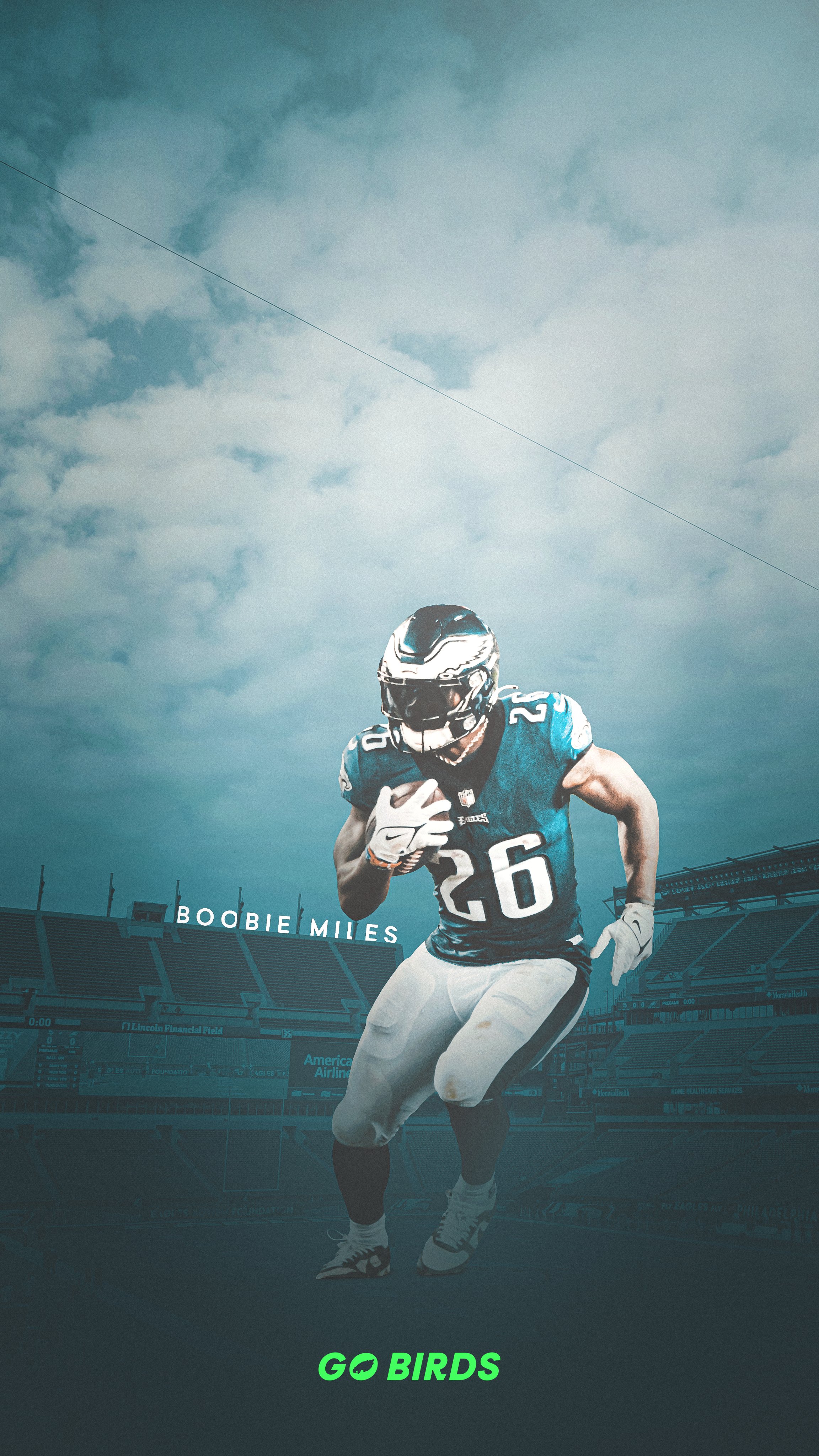 Philadelphia Eagles's the limit. #WallpaperWednesday. #FlyEaglesFly
