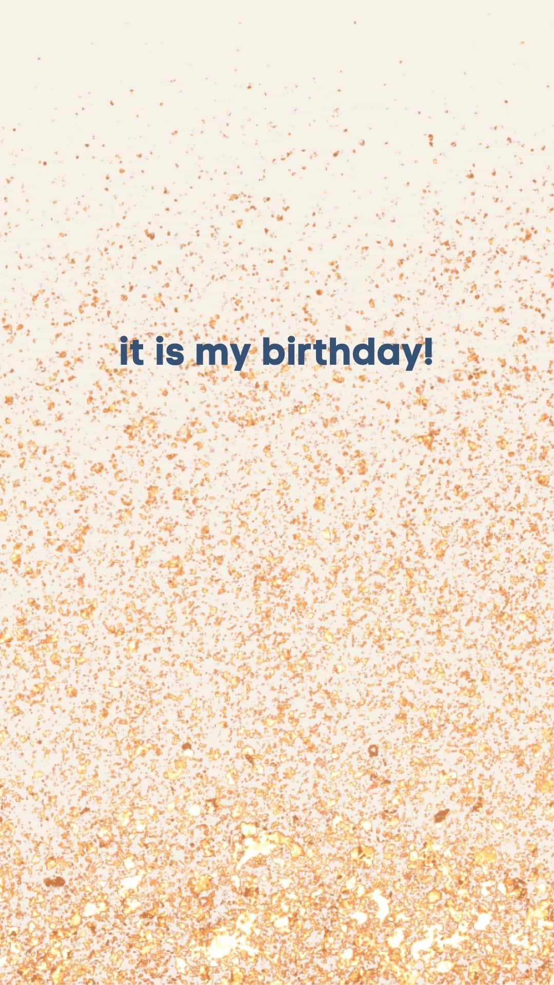 Download Gold Flakes On Pink Background It Is My Birthday Wallpaper