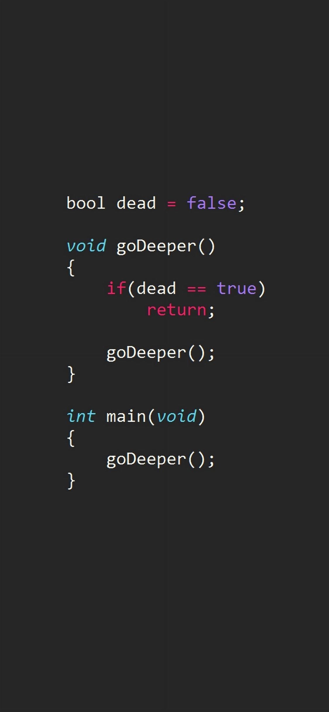 Inception programming iPhone Wallpaper. Coding quotes, iPhone wallpaper, Wallpaper