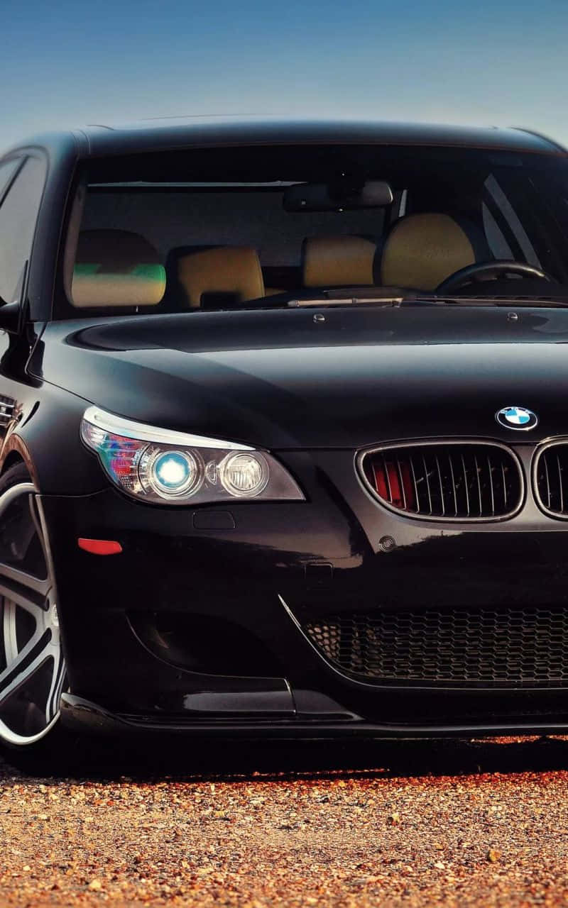 Download A black BMW M is featured