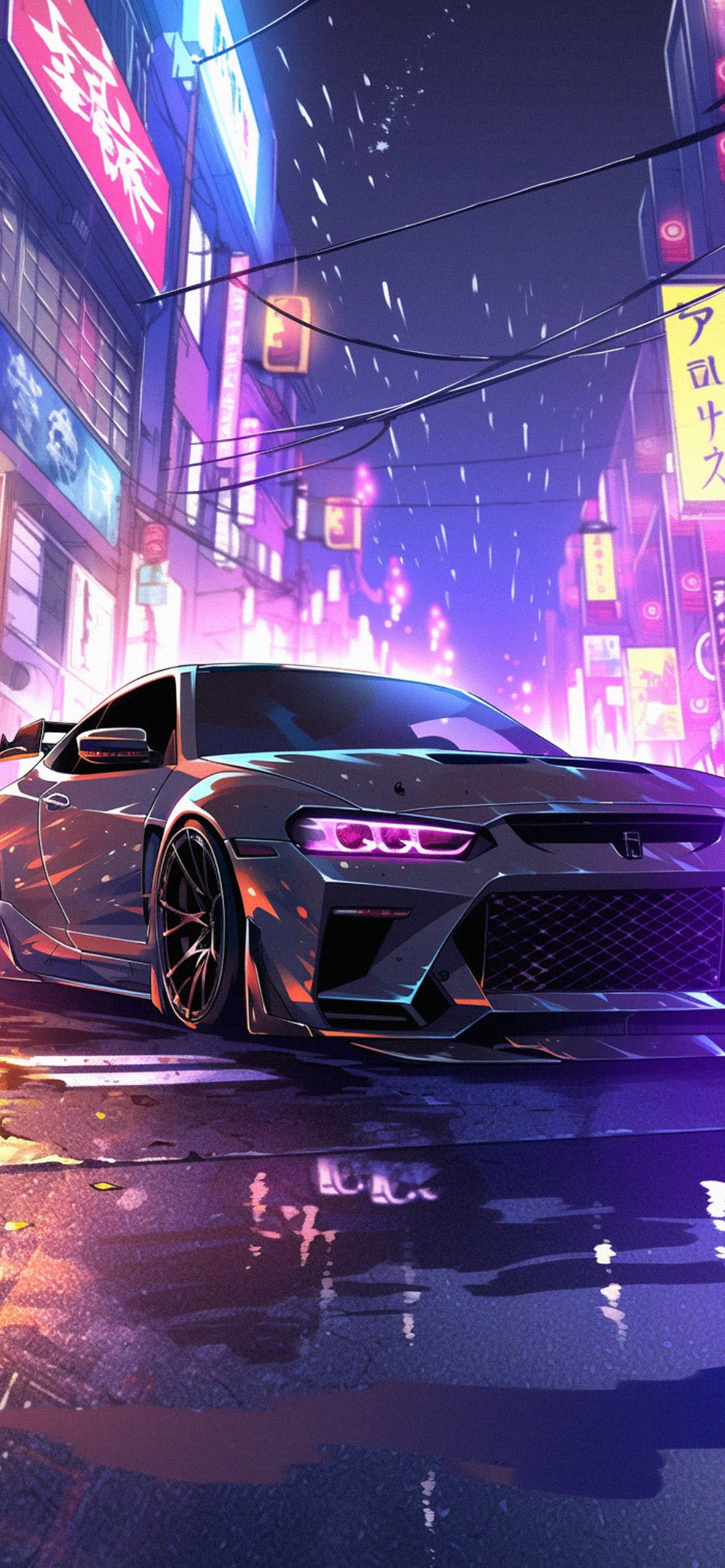 Street Racing Urban Neon Wallpaper Neon Wallpaper