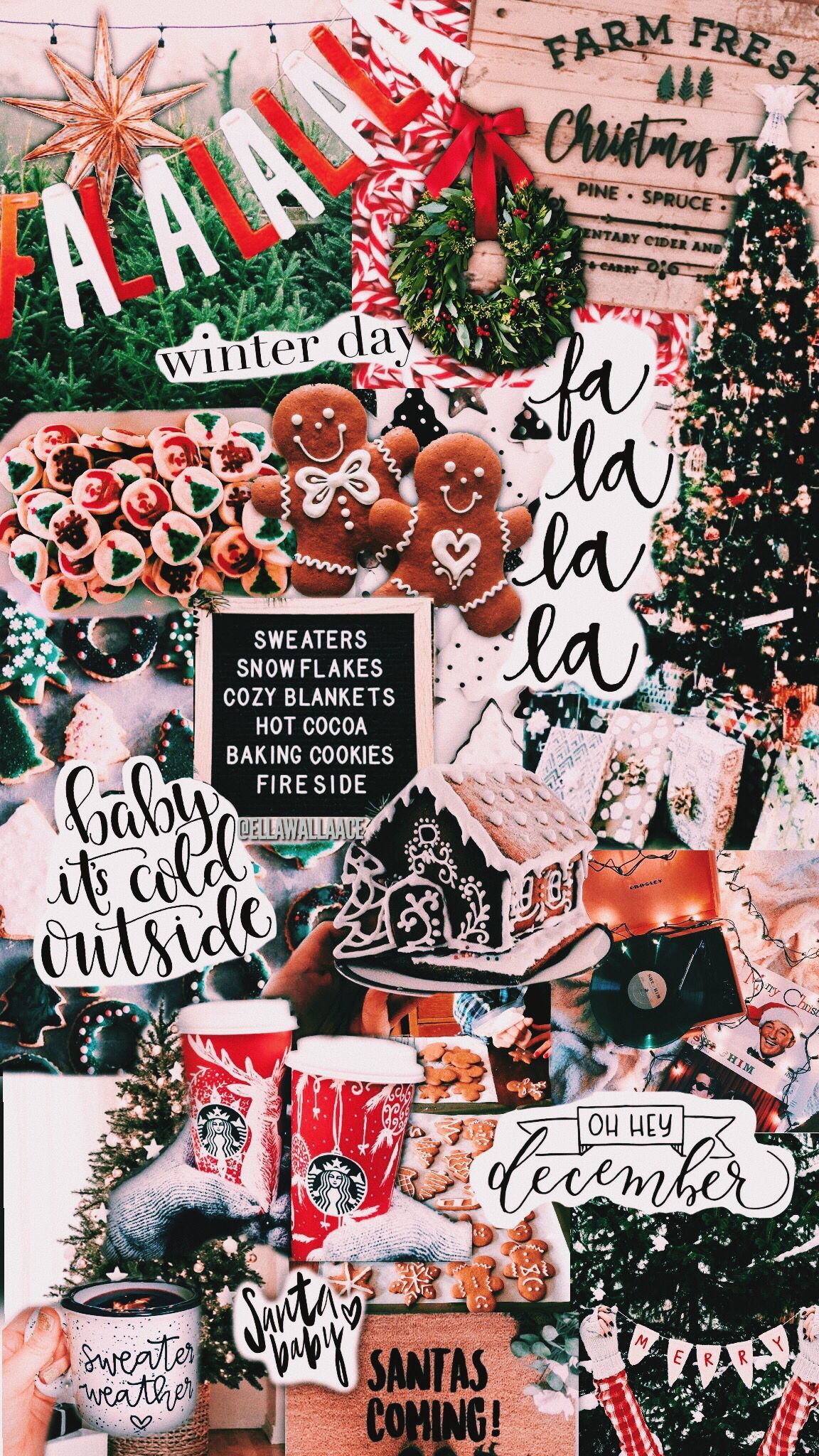 Christmas Collage Wallpaper