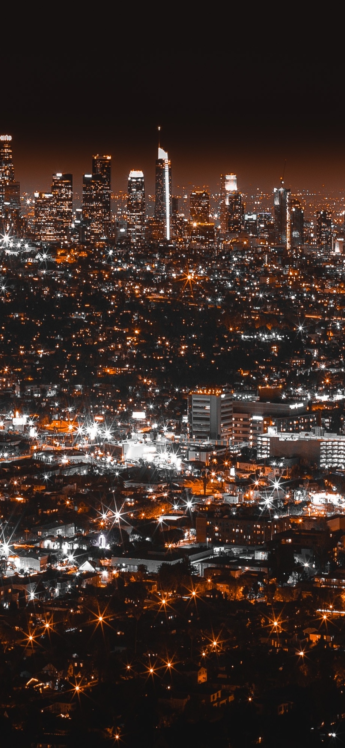 Los Angles Night View iPhone XS, iPhone 10, iPhone X HD 4k Wallpaper, Image, Background, Photo and Picture