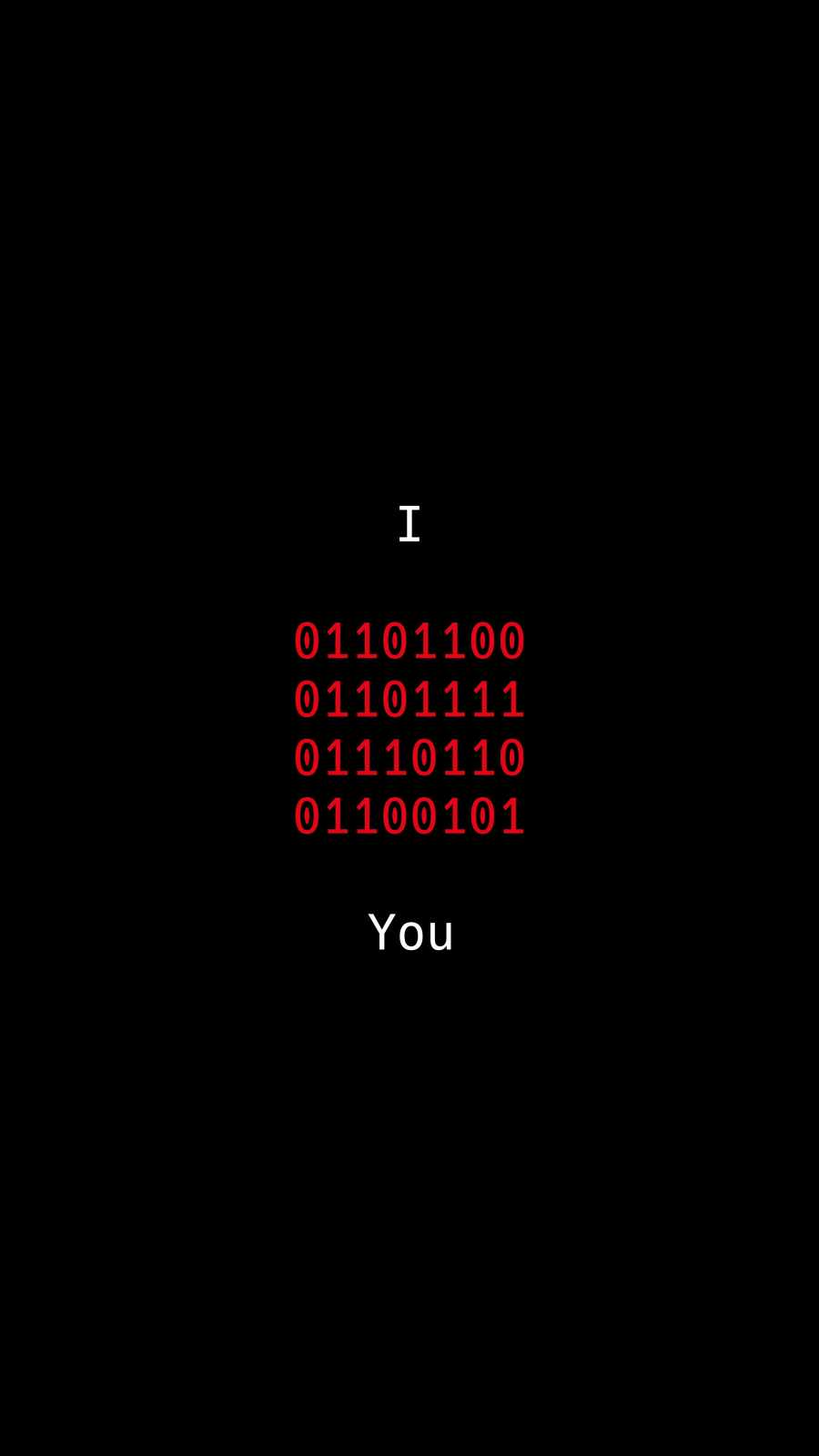 Love Binary Code Wallpaper