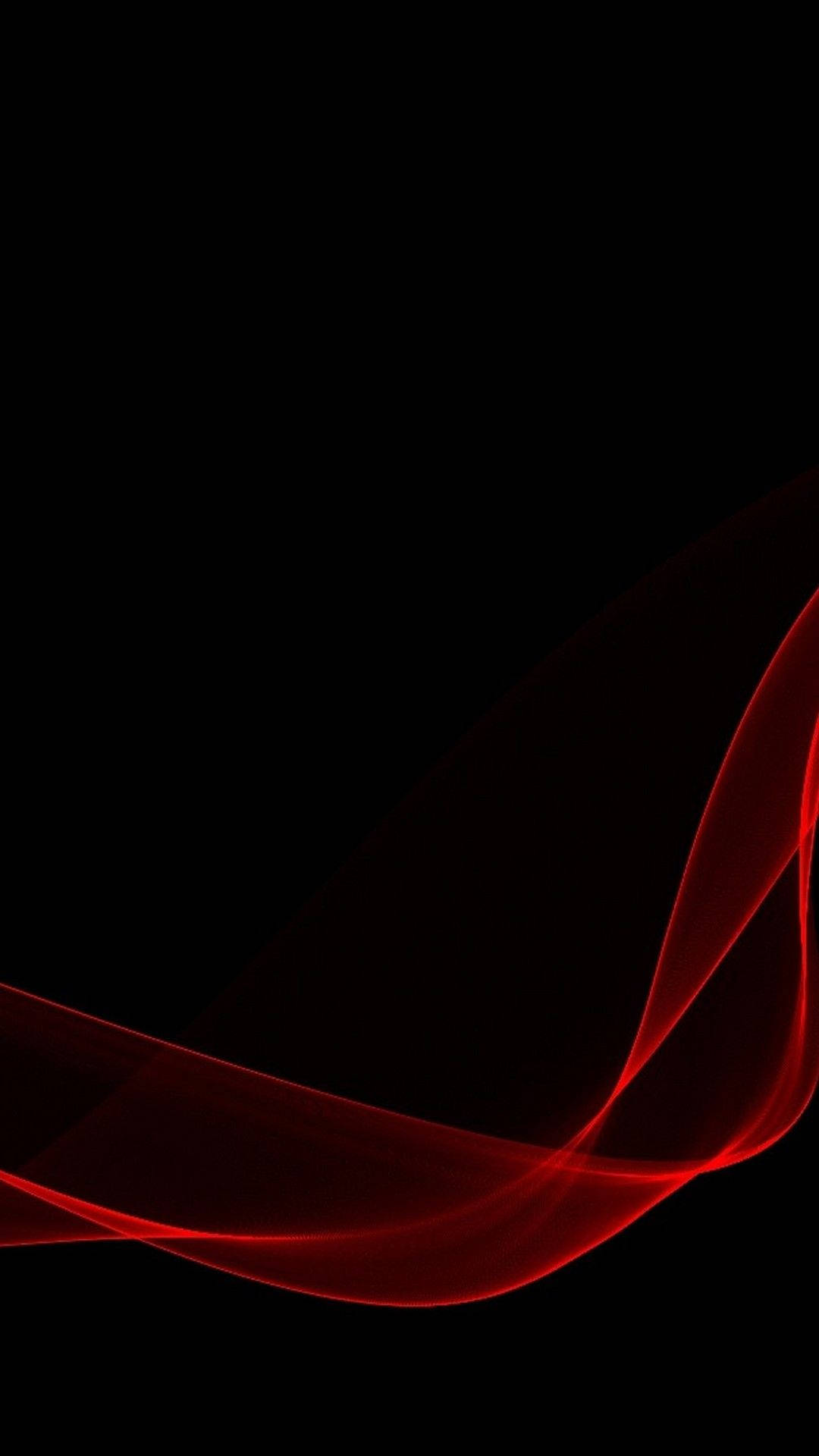 Download Black Android Glowing Red Light Wallpaper