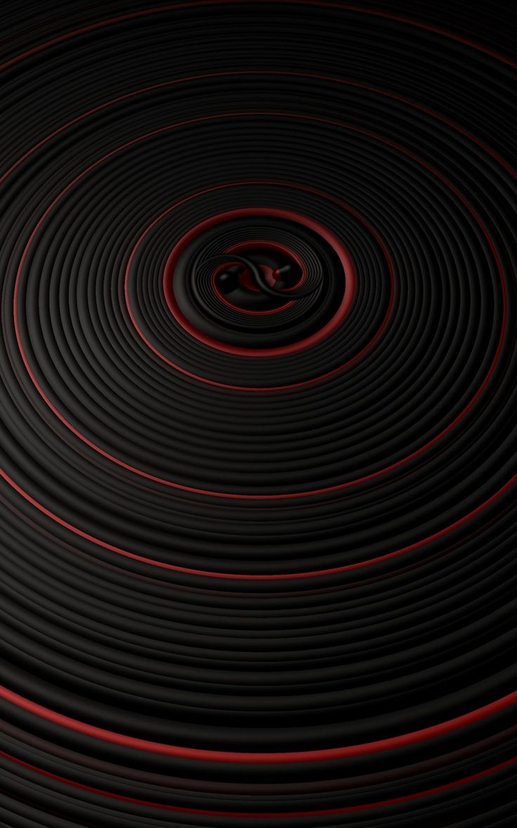 Wallpaper vibration black red circles surface. Background phone wallpaper, Wallpaper, Red wallpaper