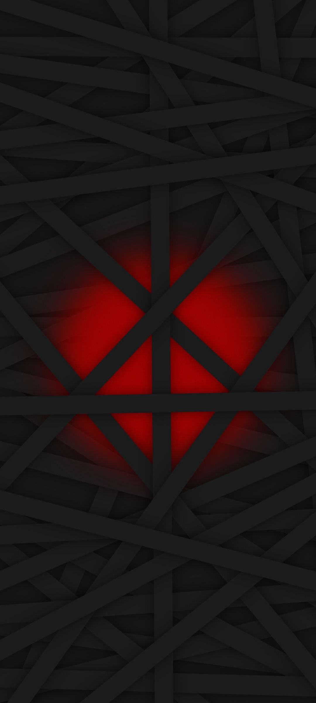 Black Red Strips Phone