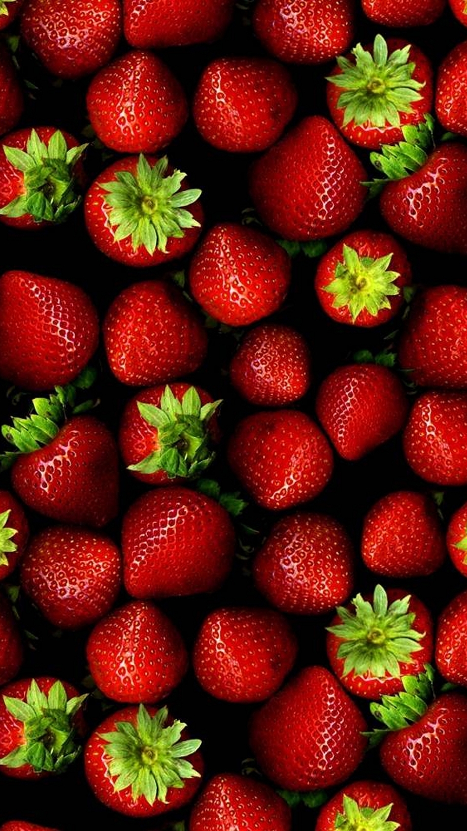 Strawberries Pattern Free Download Wallpaper for Phone