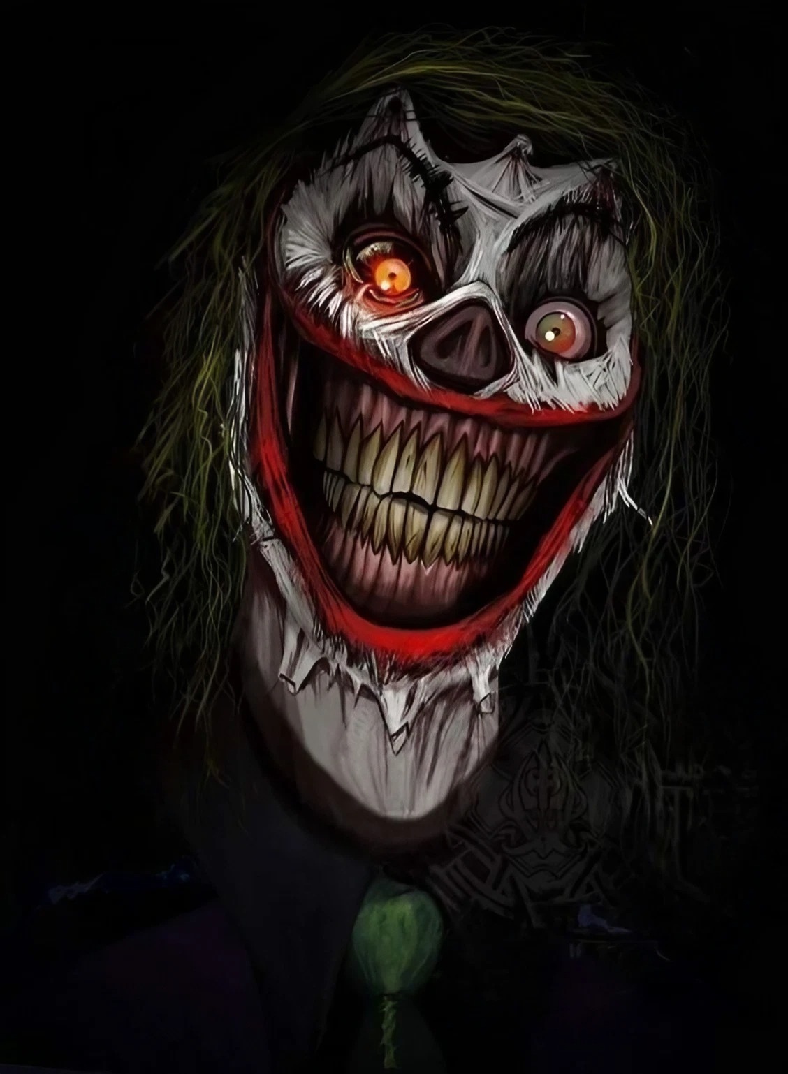 Scary joker face Wallpaper Download