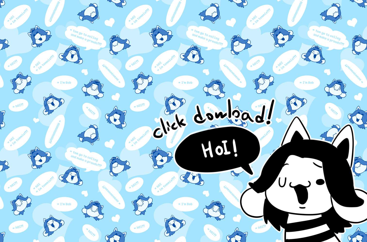 undertale42 Temmie wallpaper