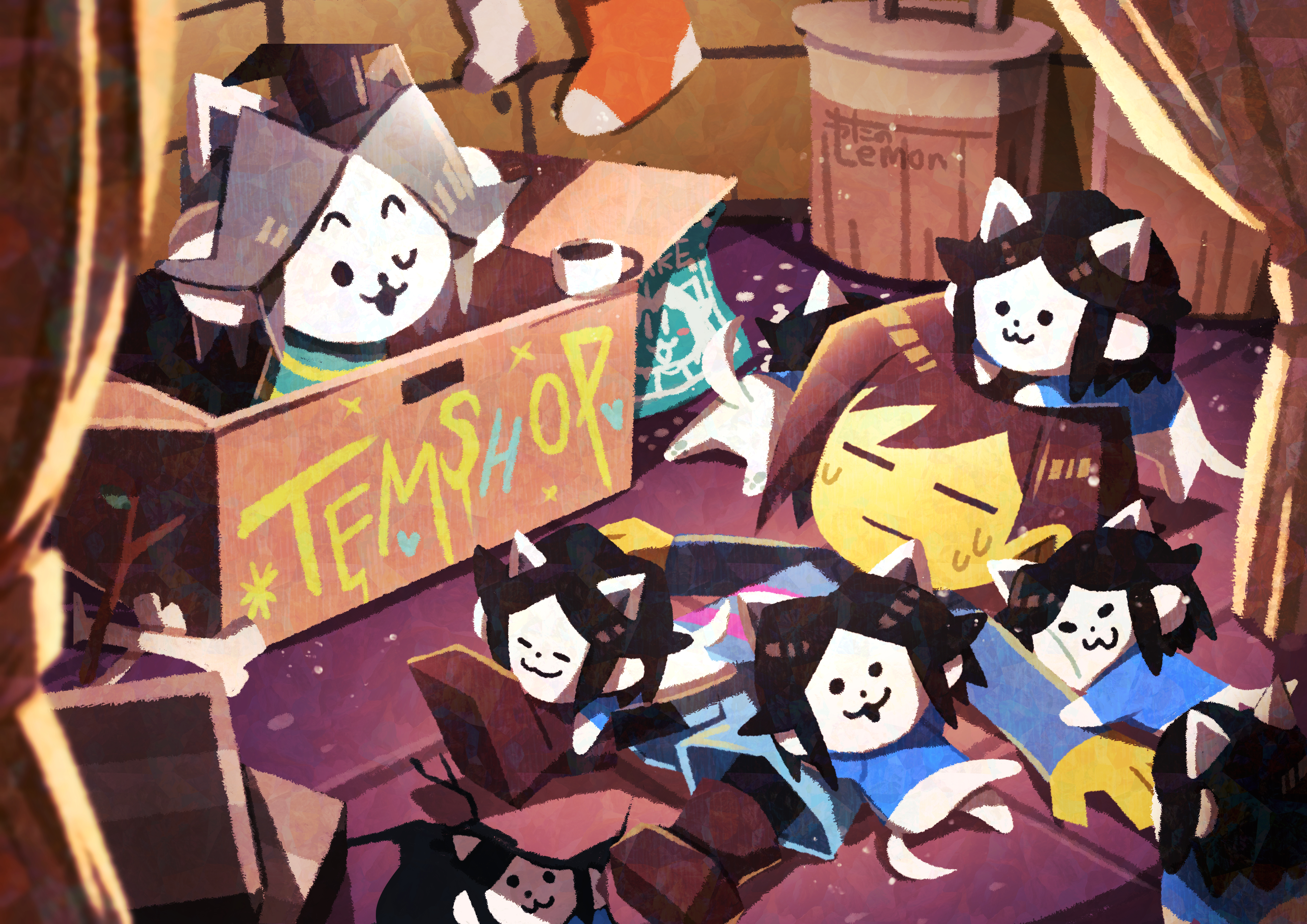4K Temmie (Undertale) Wallpaper. Hintergründe