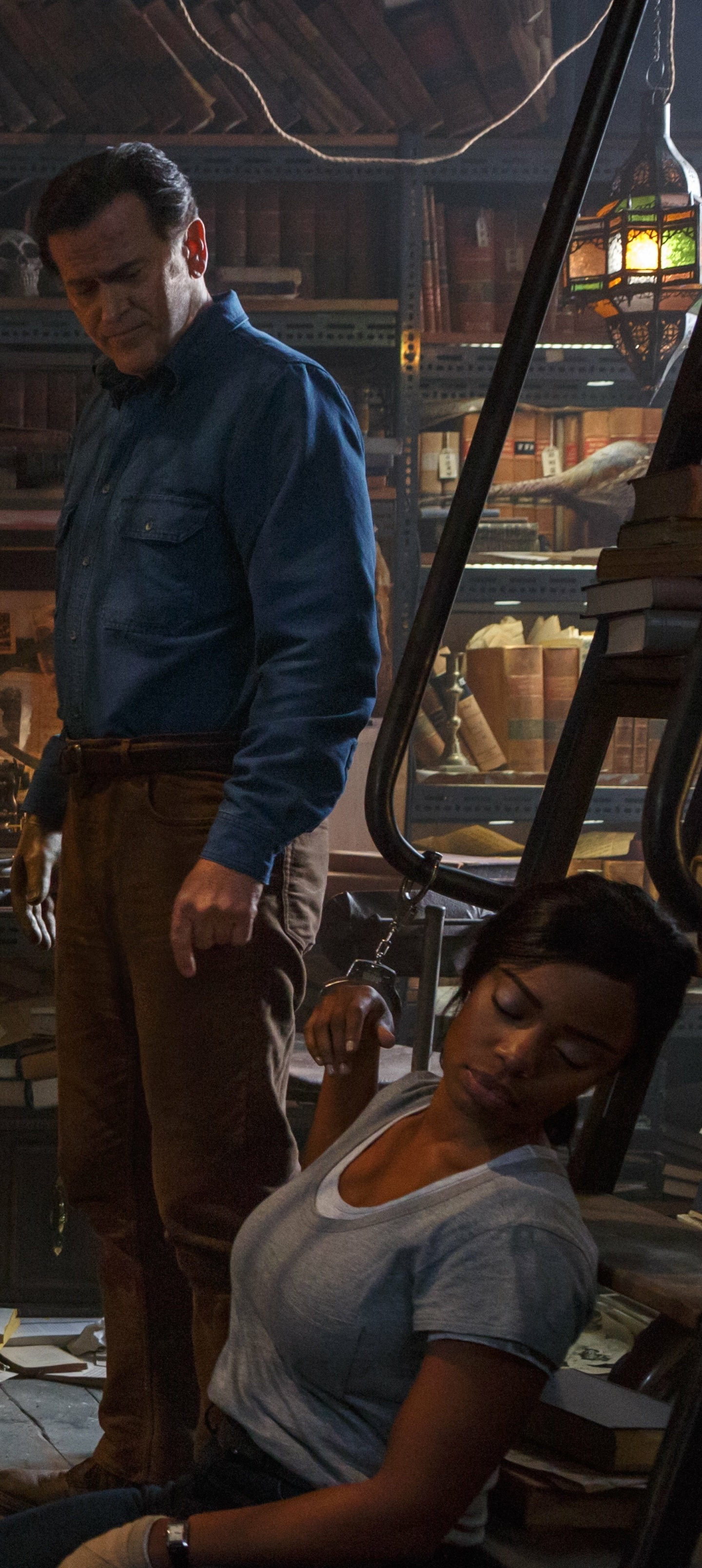 Wallpaper / TV Show Ash vs Evil Dead, Bruce Campbell, 1440x3216 Phone Wallpaper