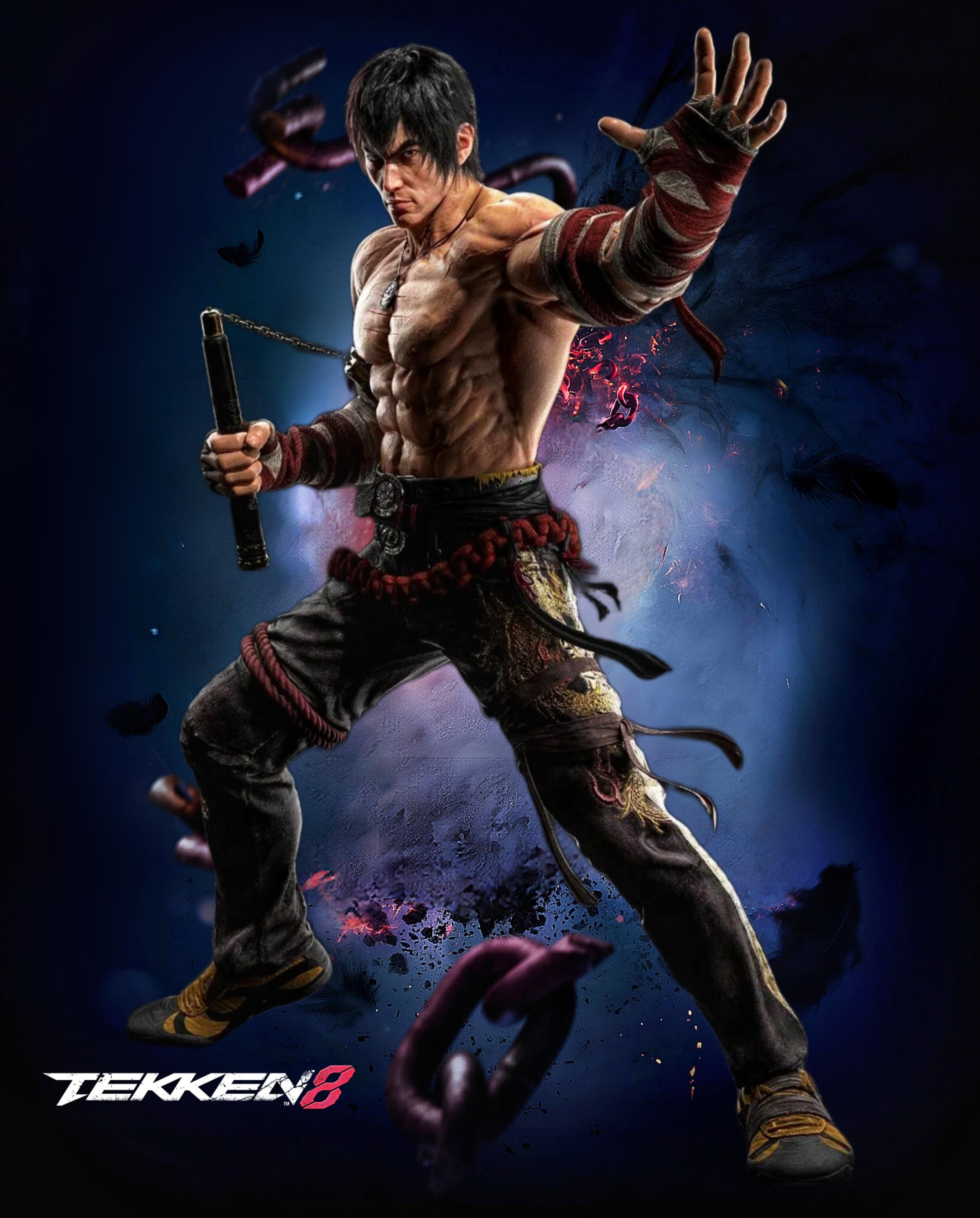 TEKKEN 8 Law Key Art Wallpaper