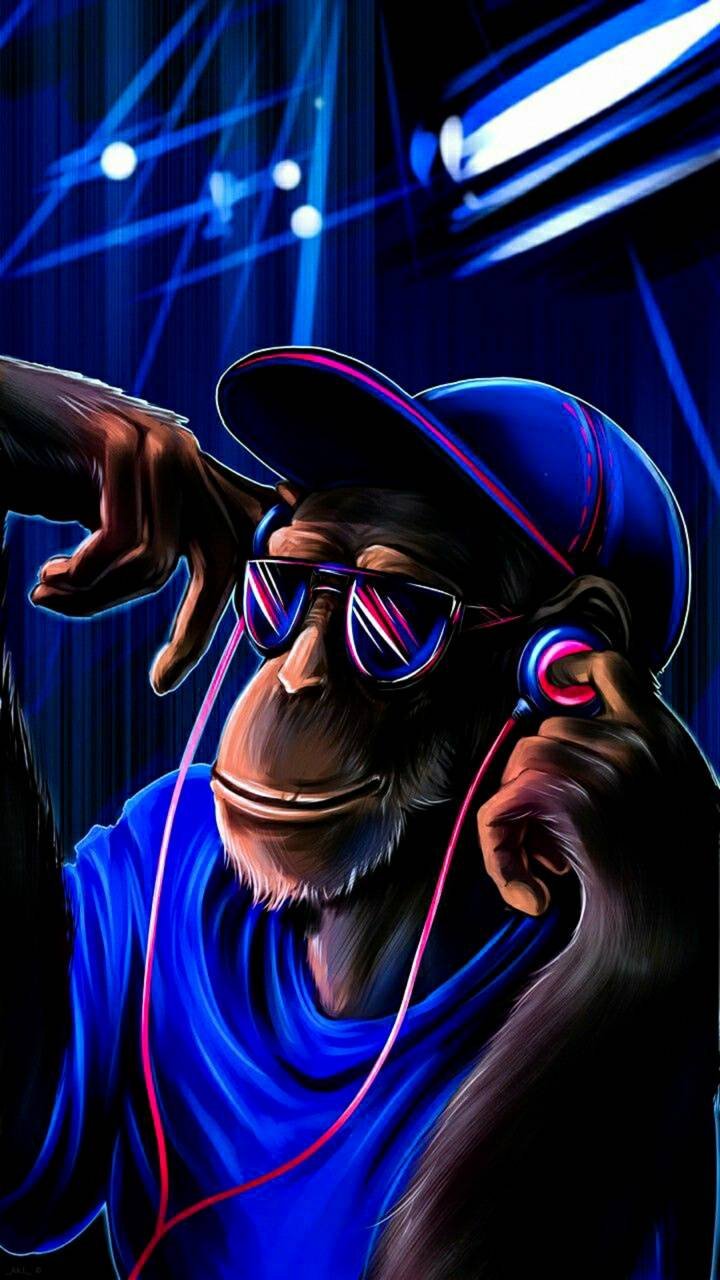 Monkey drip Wallpaper Download
