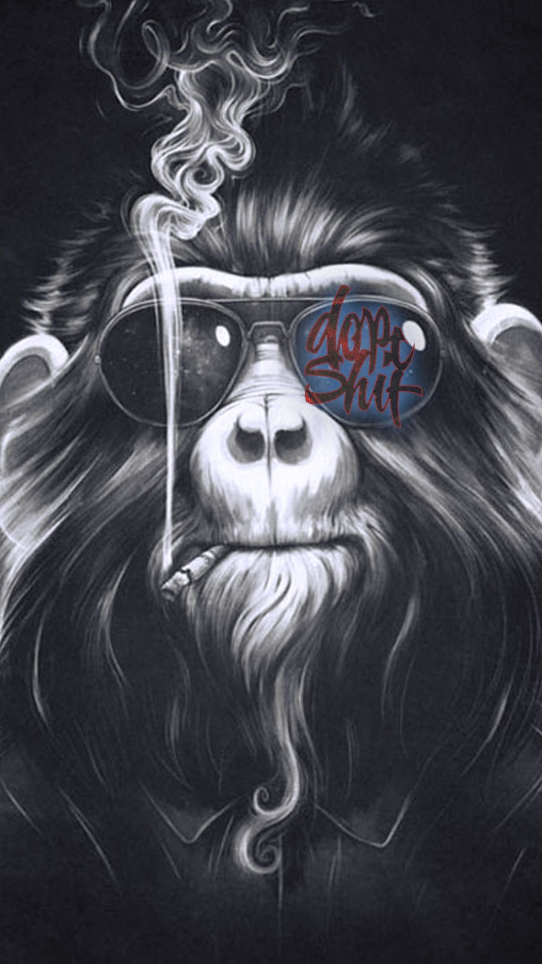 Monkey drip Wallpaper Download