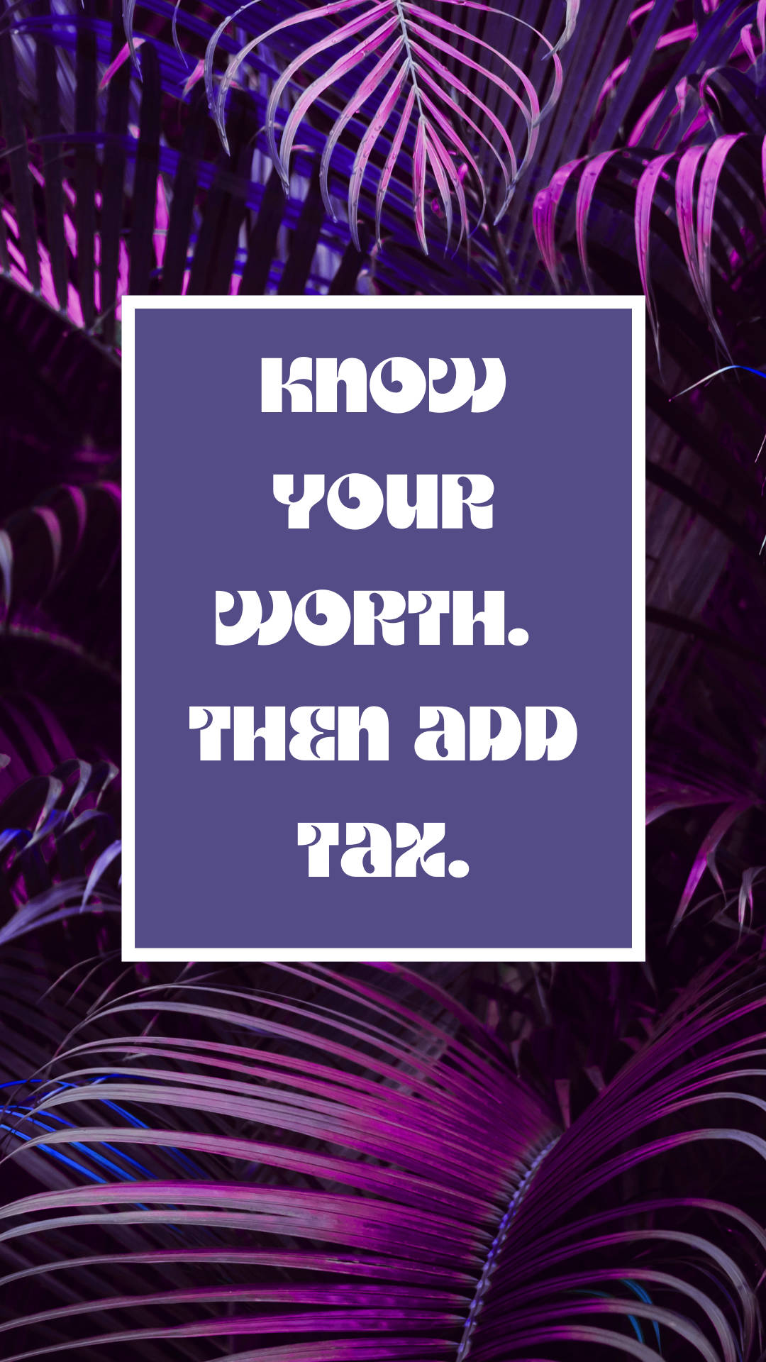 Download Purple Baddie Motivational Savage Quotes Wallpaper