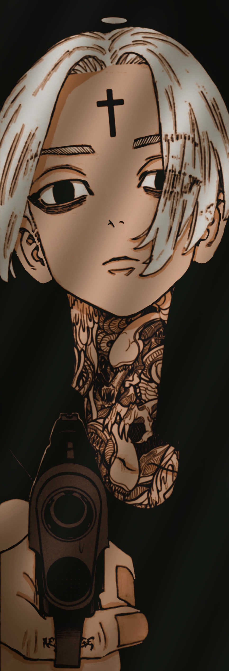 I coloured and edited mikey from the 4th future