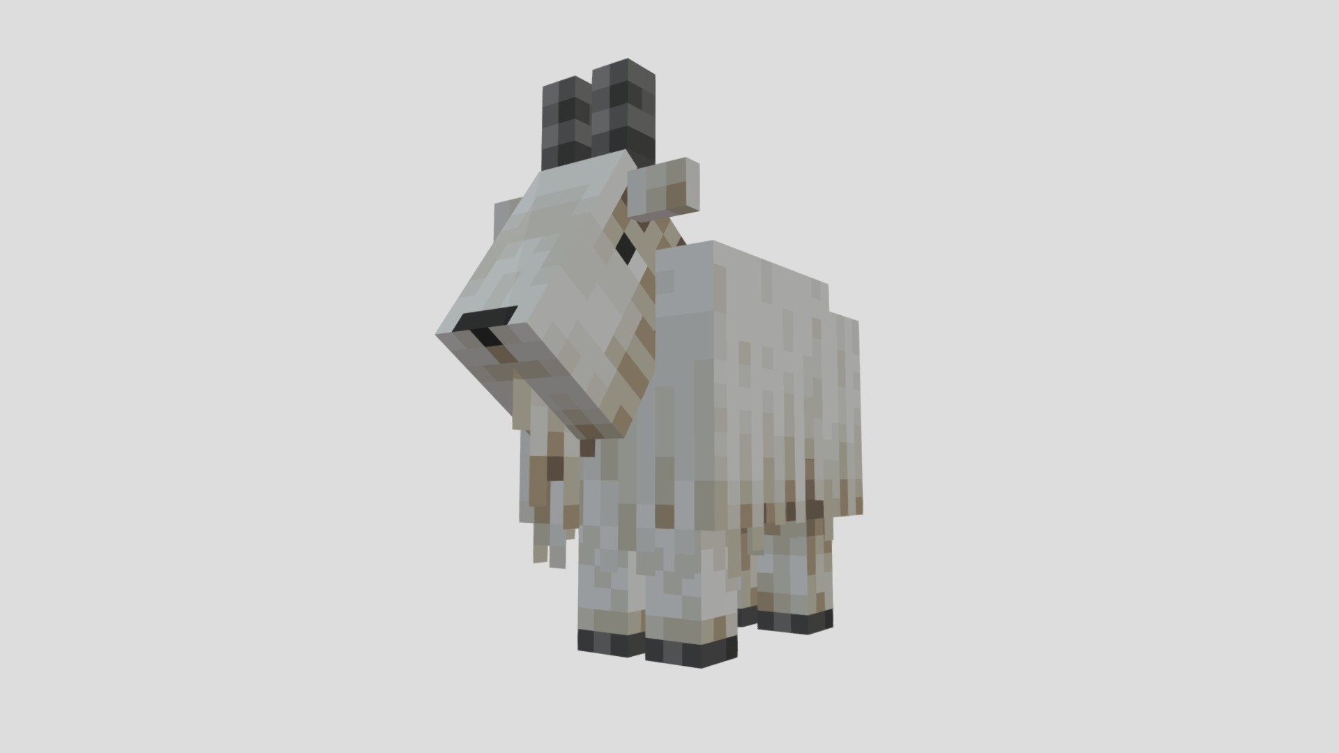 Minecraft Goat Free 3D model by MeXuHang [7190b1e]