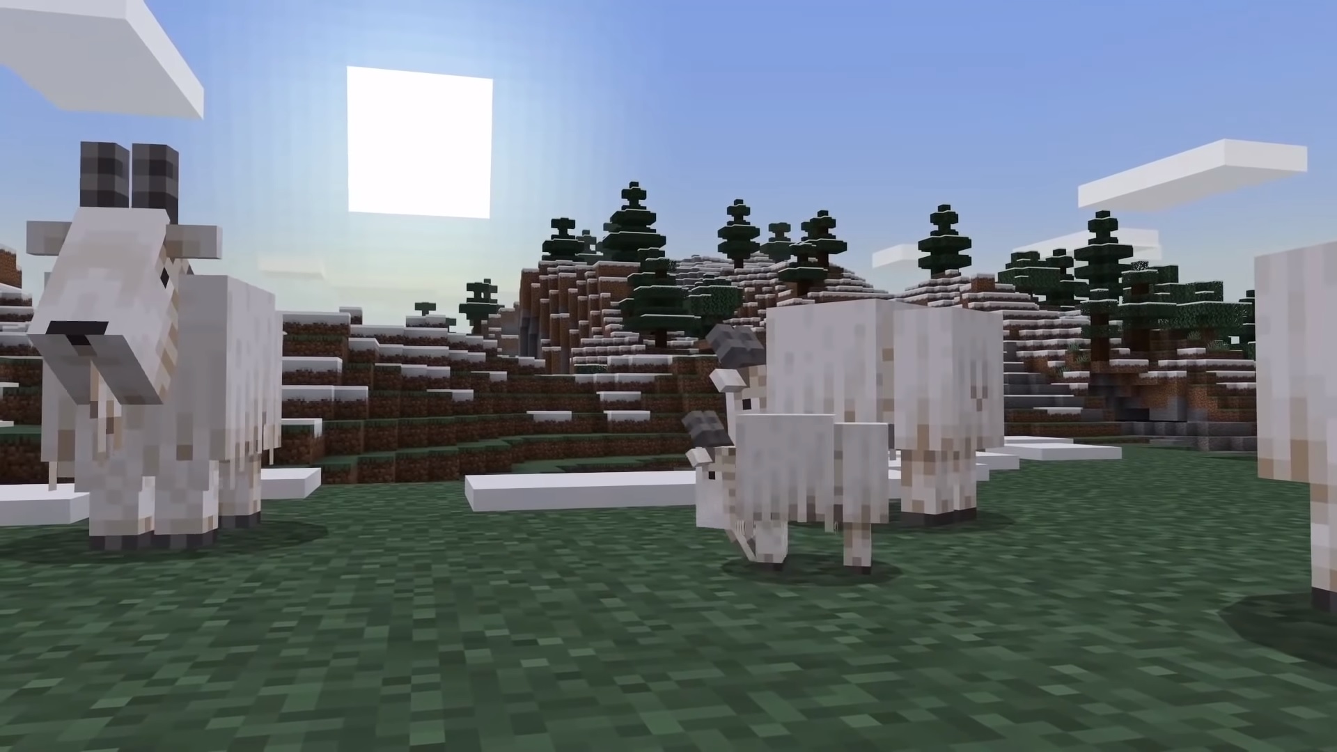 Minecraft goats