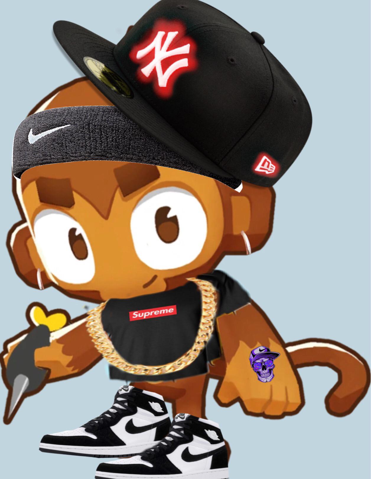 Dart monkey got some drip