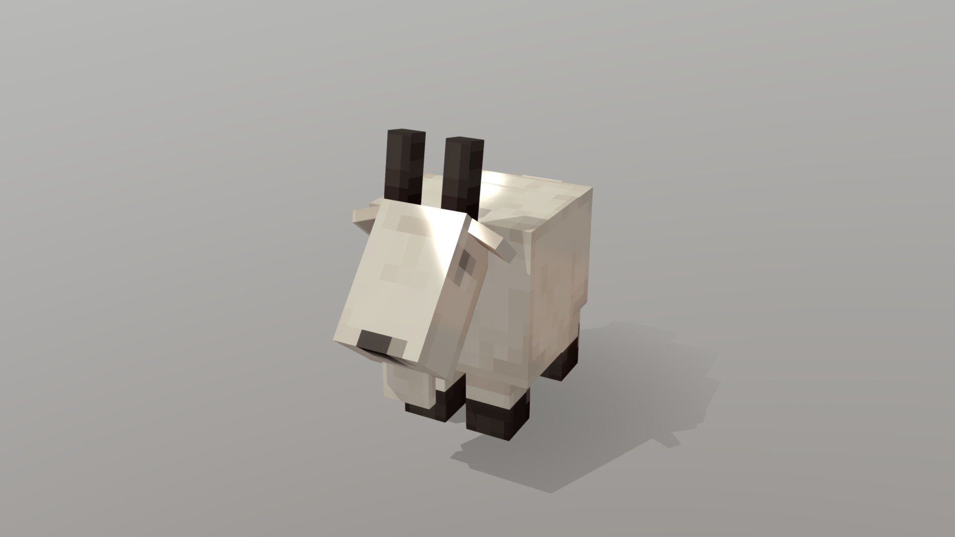Minecraft Goat model by FloofHips [2c2bcb4]