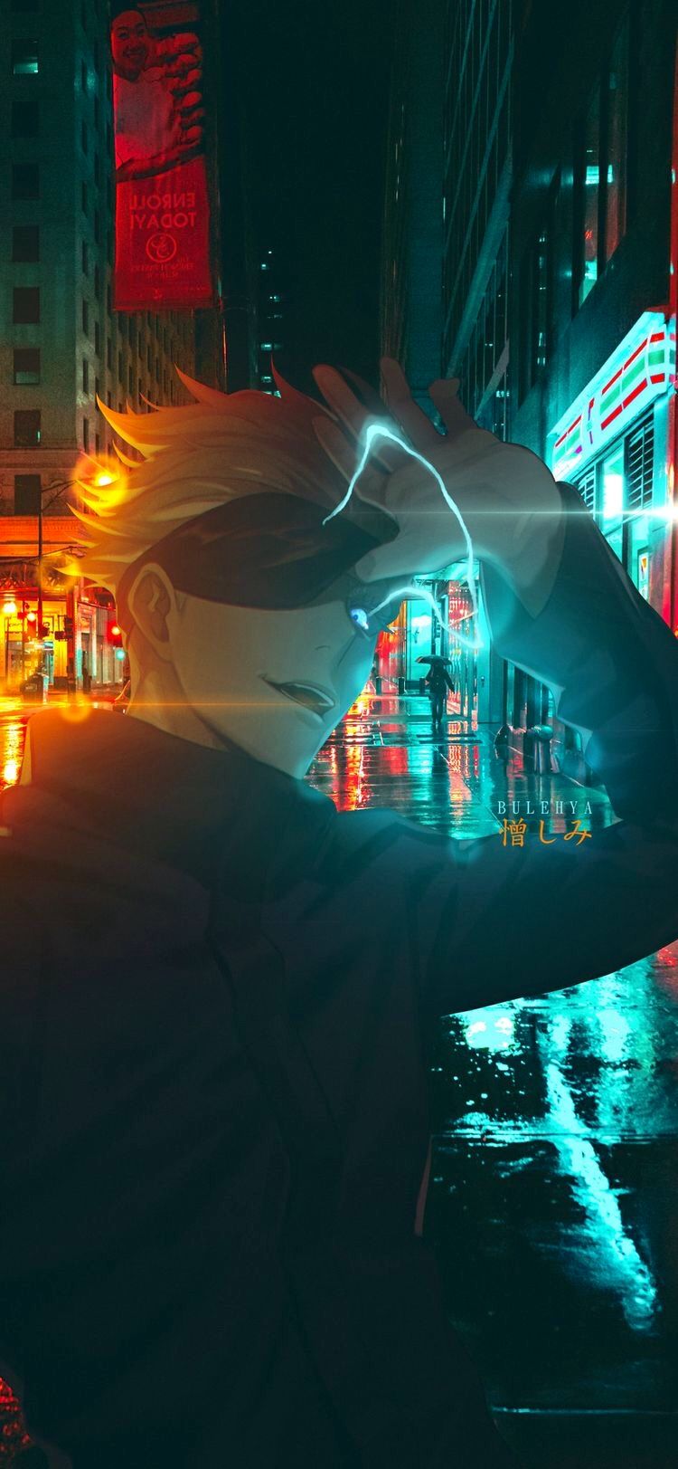 still bangtan ⁷ Gojo Satoru wallpaper from jujutsu kaisen because why nooot