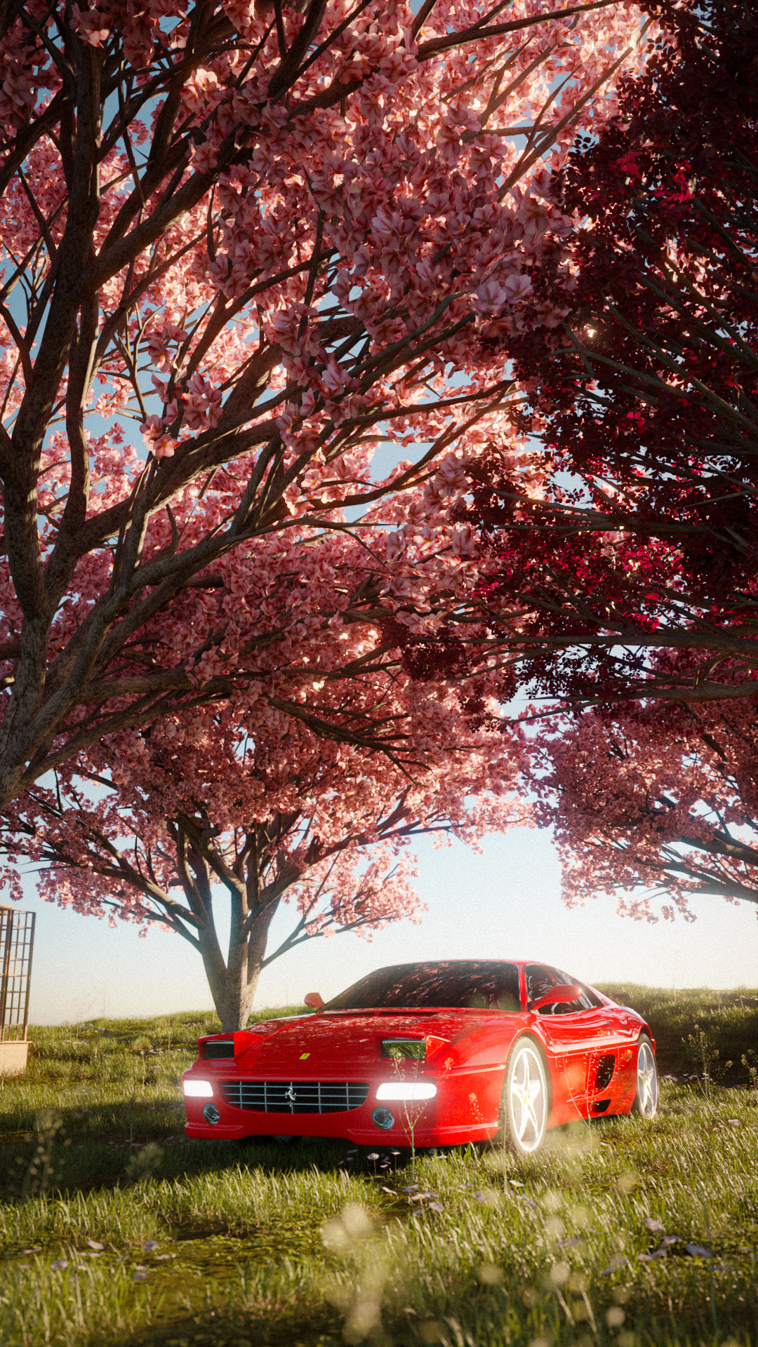 Ferrari f355 3D Render i made in Blender. [1080x1920]