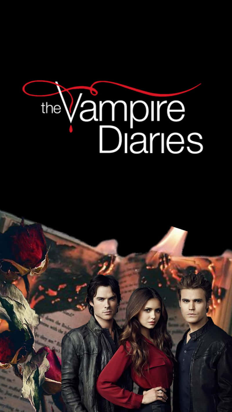 Download Get ready for a supernatural experience with The Vampire Diaries iPhone Wallpaper