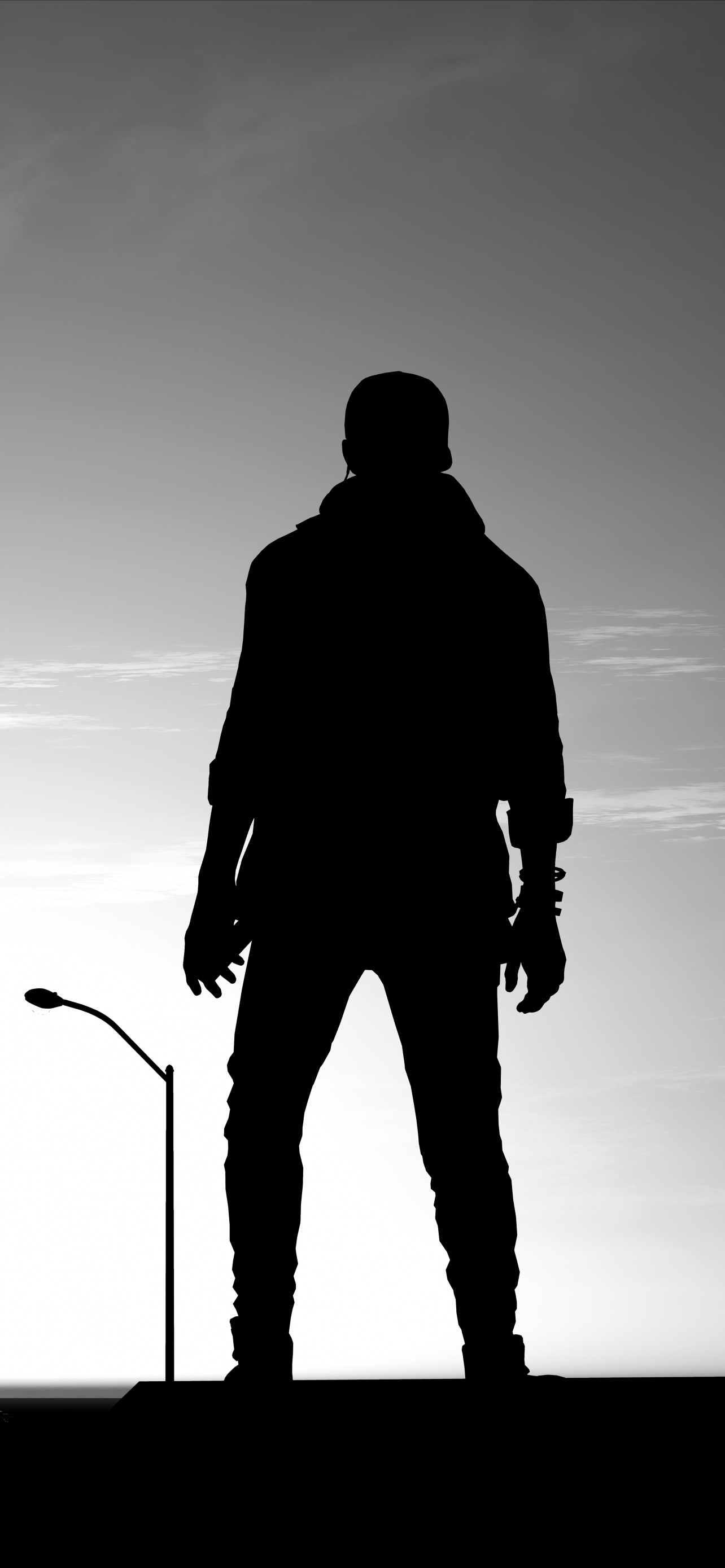 Watch Dogs 2 Wallpaper 4K, Man, Silhouette, Evening, Dark
