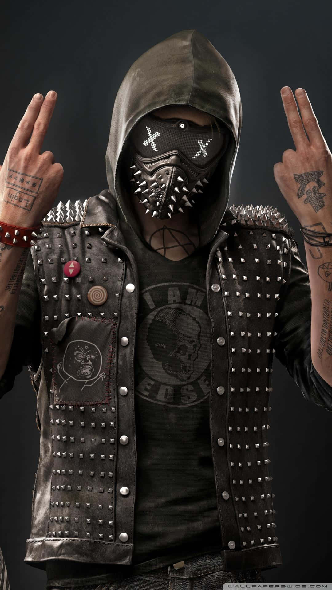 Download Join The Resistance and Break the System with Watch Dogs iPhone Wallpaper