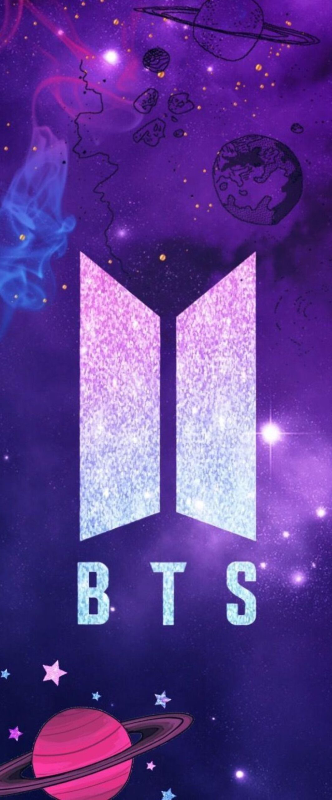 Best BTS Logo iPhone Wallpaper [ 4k & HD Quality ]