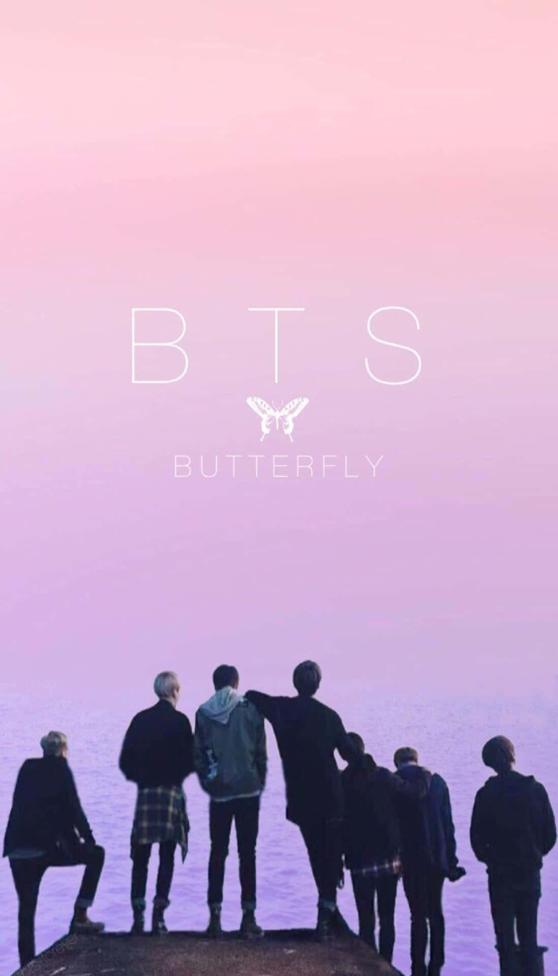 Download Pink BTS iPhone Wallpaper