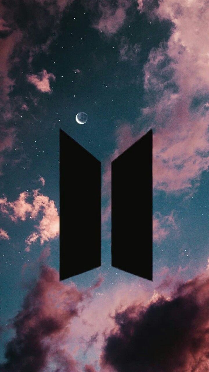 BTS Logo. Bts wallpaper, Bts background, Wallpaper