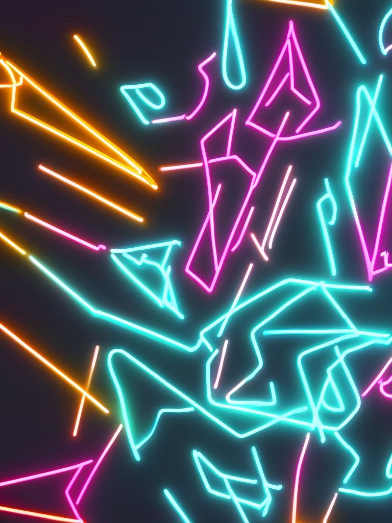 Free Neon iPhone Wallpaper Maker
