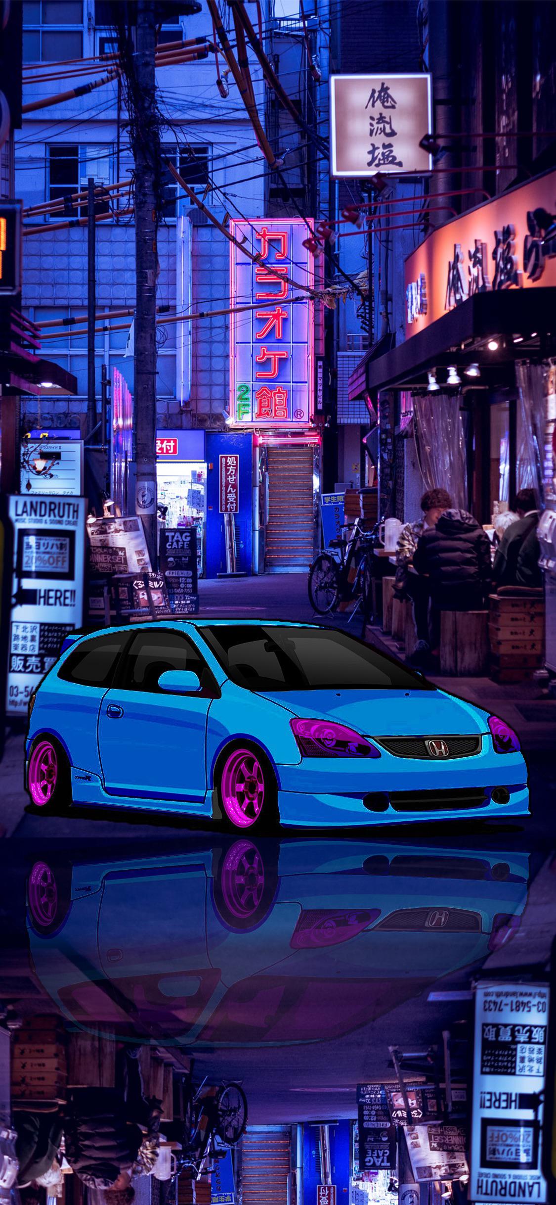 Boredom led to making this Type R iPhone wallpaper