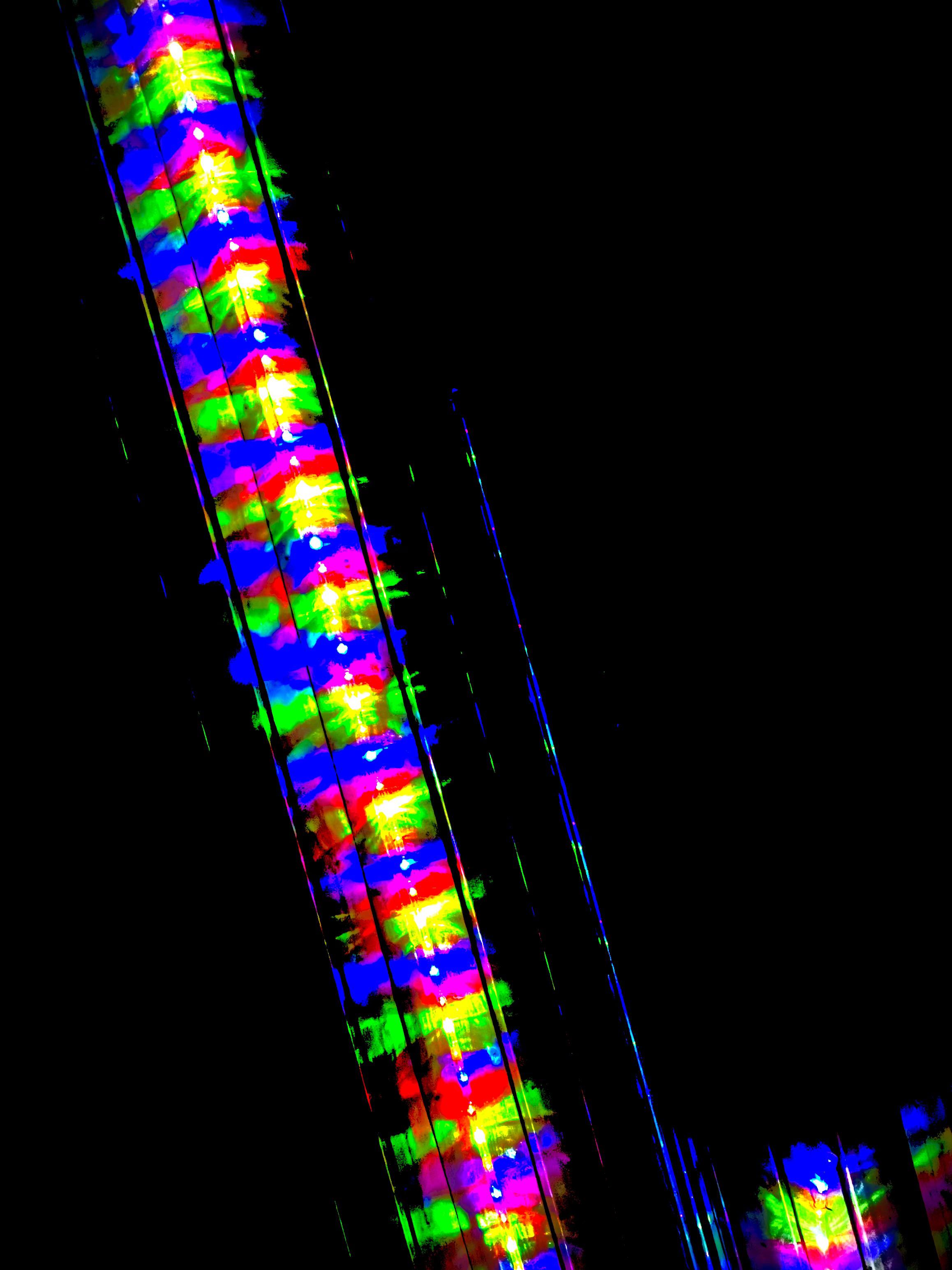 I made a LED wallpaper to hide the notch on iPhone. (OLED Black)