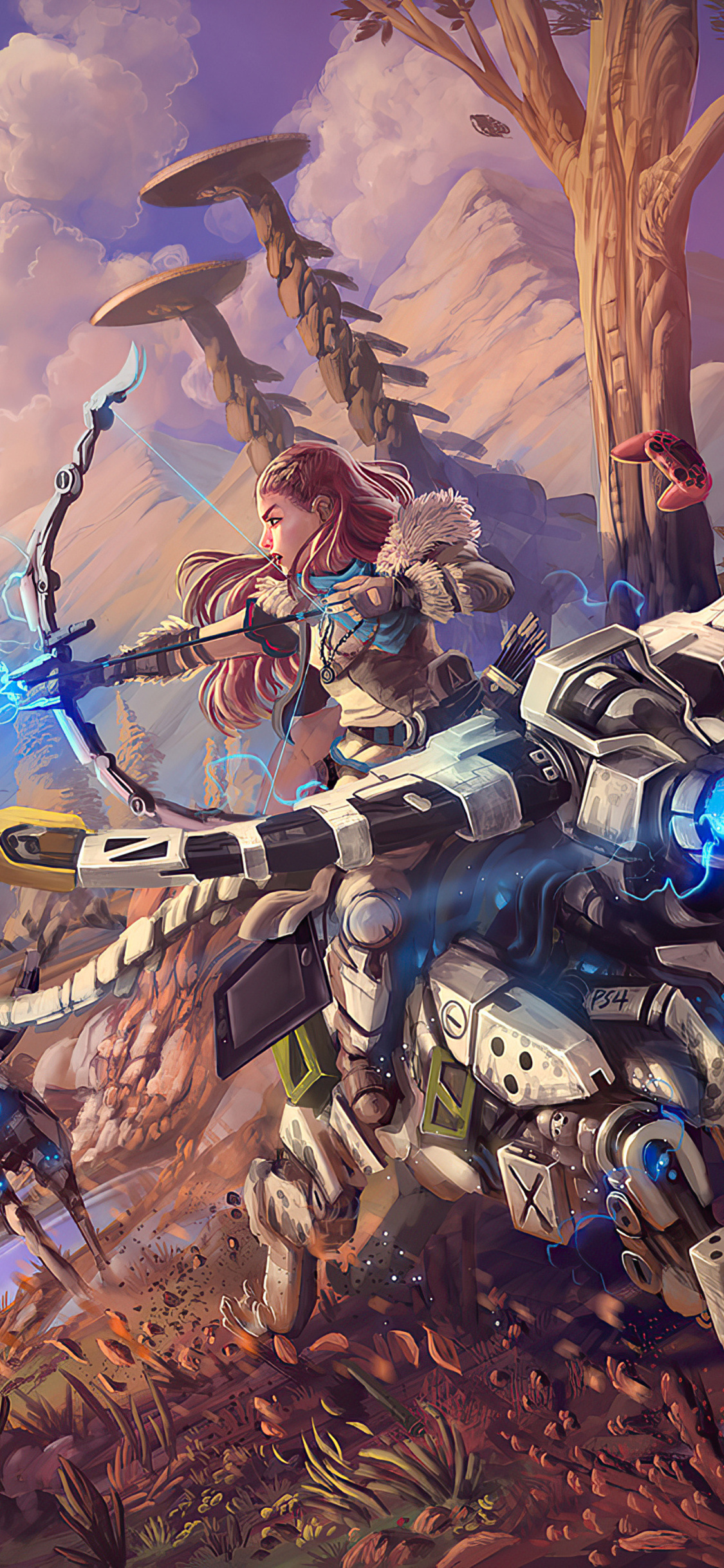 Horizon Zero Dawn Fan Artwork 4k iPhone XS, iPhone 10, iPhone X HD 4k Wallpaper, Image, Background, Photo and Picture