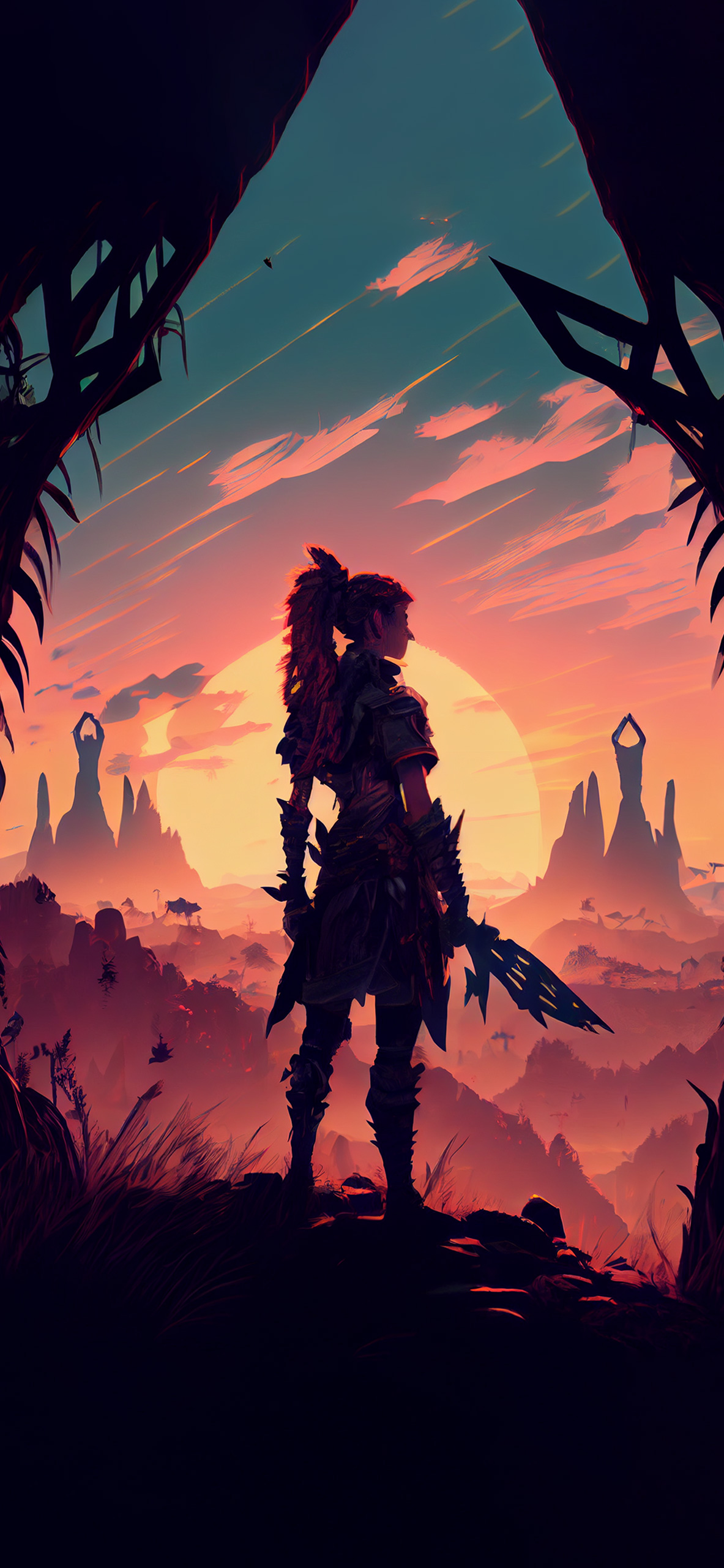 Horizon Aloy & Desert Wallpaper Zero Dawn Wallpaper