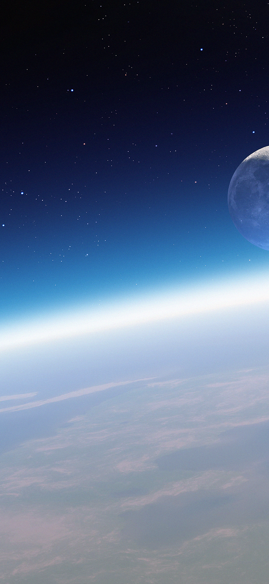 iPhoneXpapers earth horizon in space