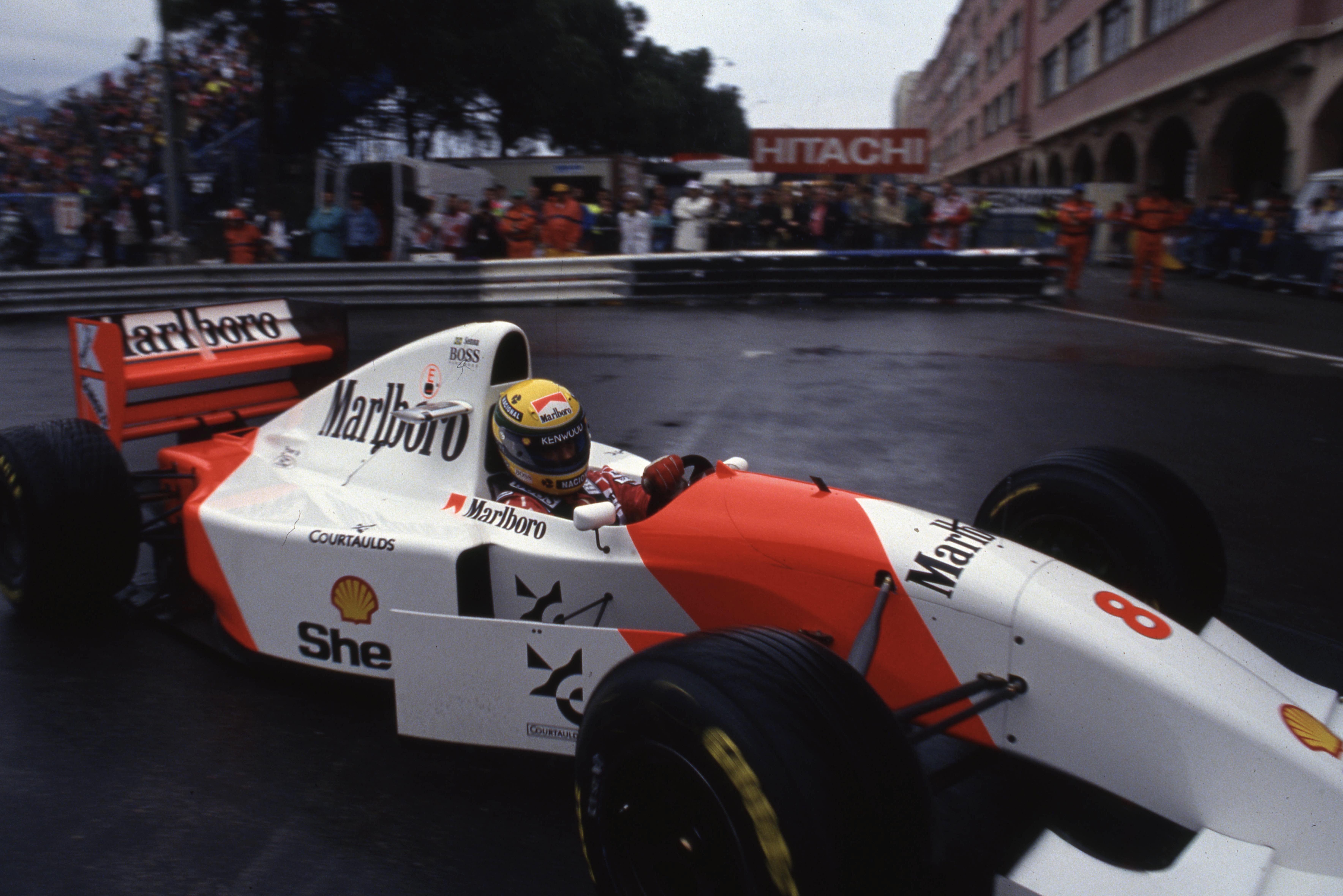 Ayrton Senna at the 1993 Monaco GP
