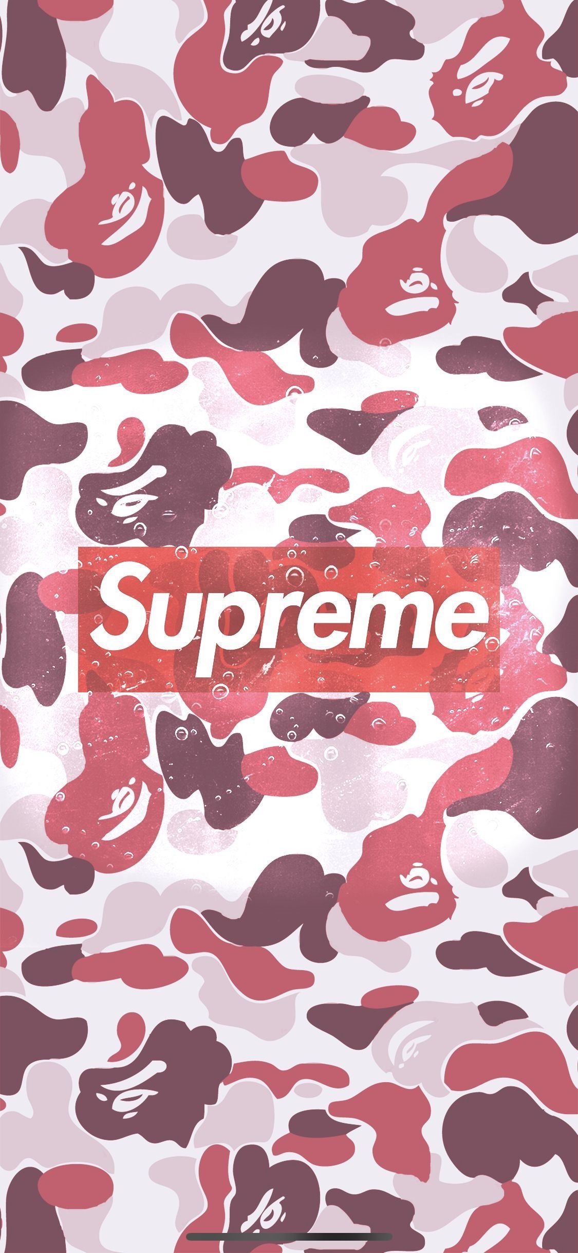 Supreme custom Wallpaper Dimensions 1125 x 2436 p. #Bape #trends #iPhone11Wallpaper. Kaws iphone wallpaper, Supreme wallpaper, Supreme iphone wallpaper