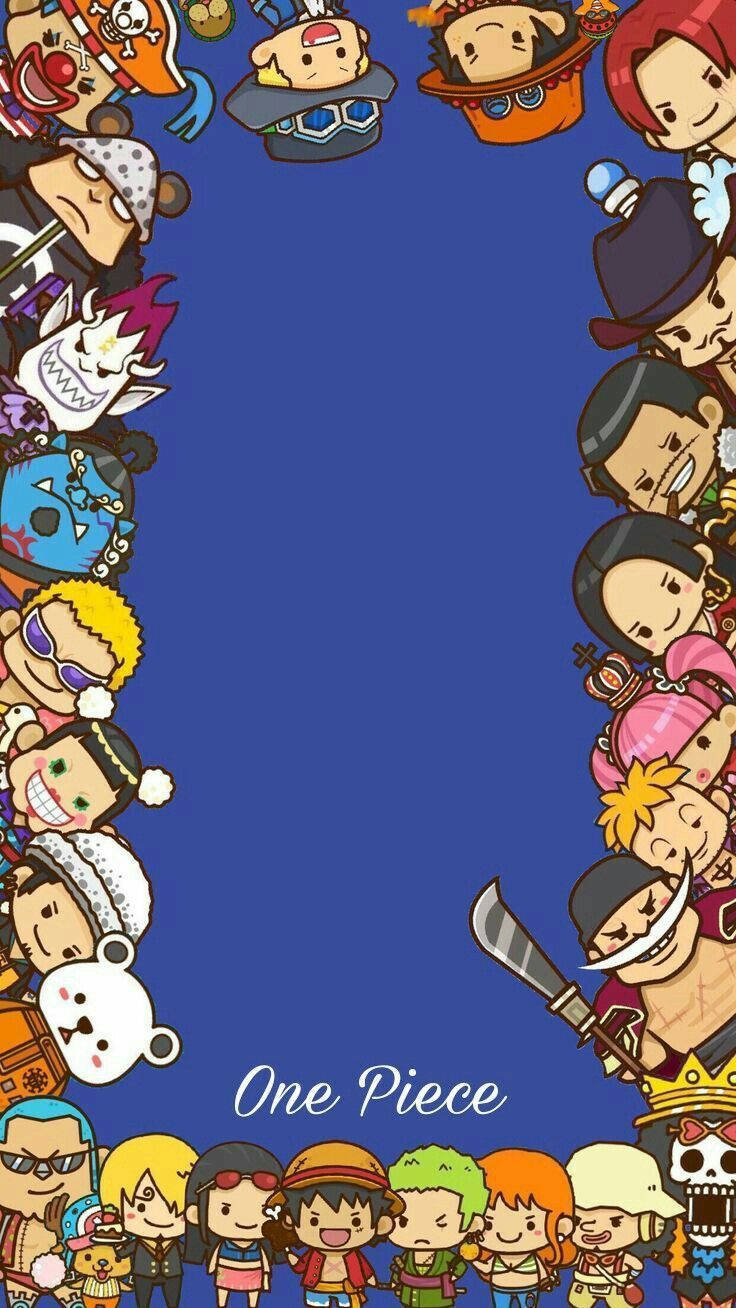 Download Chibi One Piece Characters Wallpaper