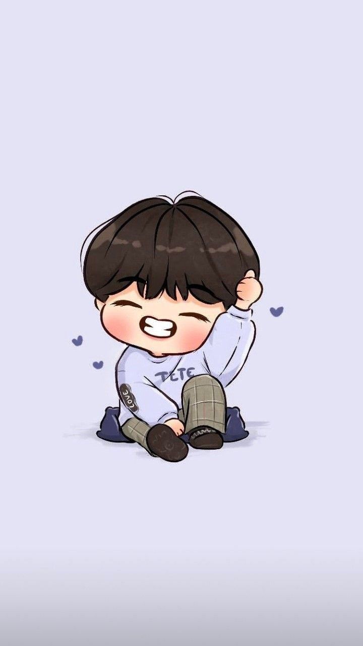 Adorable Chibi Version of BTS V