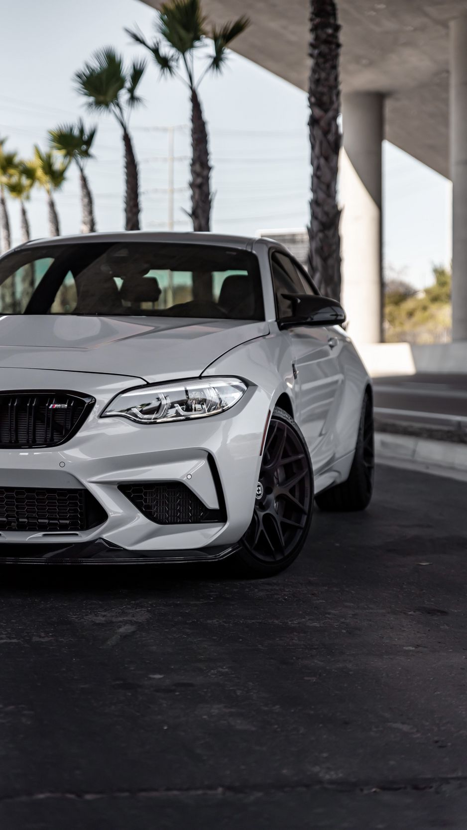 Download Wallpaper 938x1668 Bmw M2, Bmw, Car, White, Front View Iphone 8 7 6s 6 For Parallax HD Background