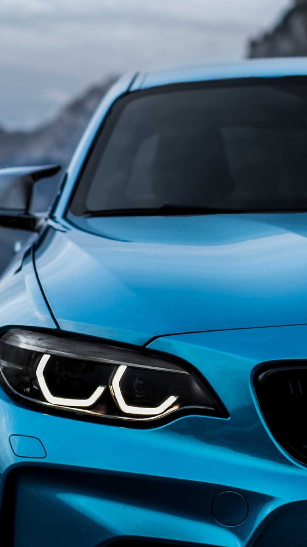 Blue BMW M2 HD Wallpaper iPhone 6 / 6S Plus