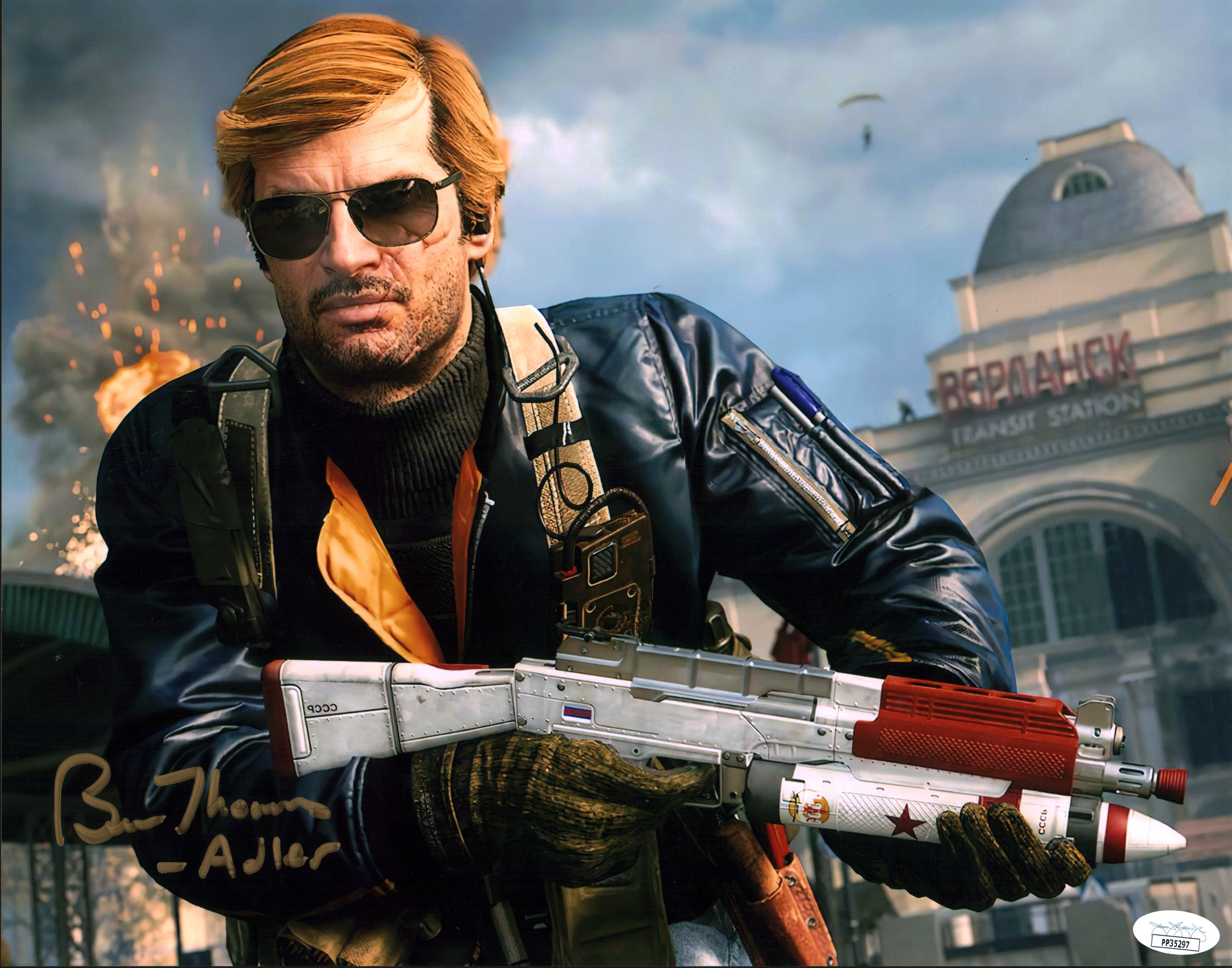 Bruce Thomas Call of Duty: Black Ops 11x14 Photo Poster Signed Autogra