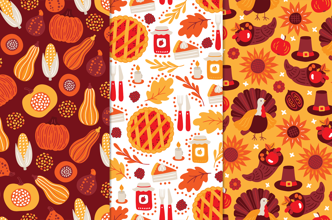 Thanksgiving Day Patterns + Bonus By Miu Miu