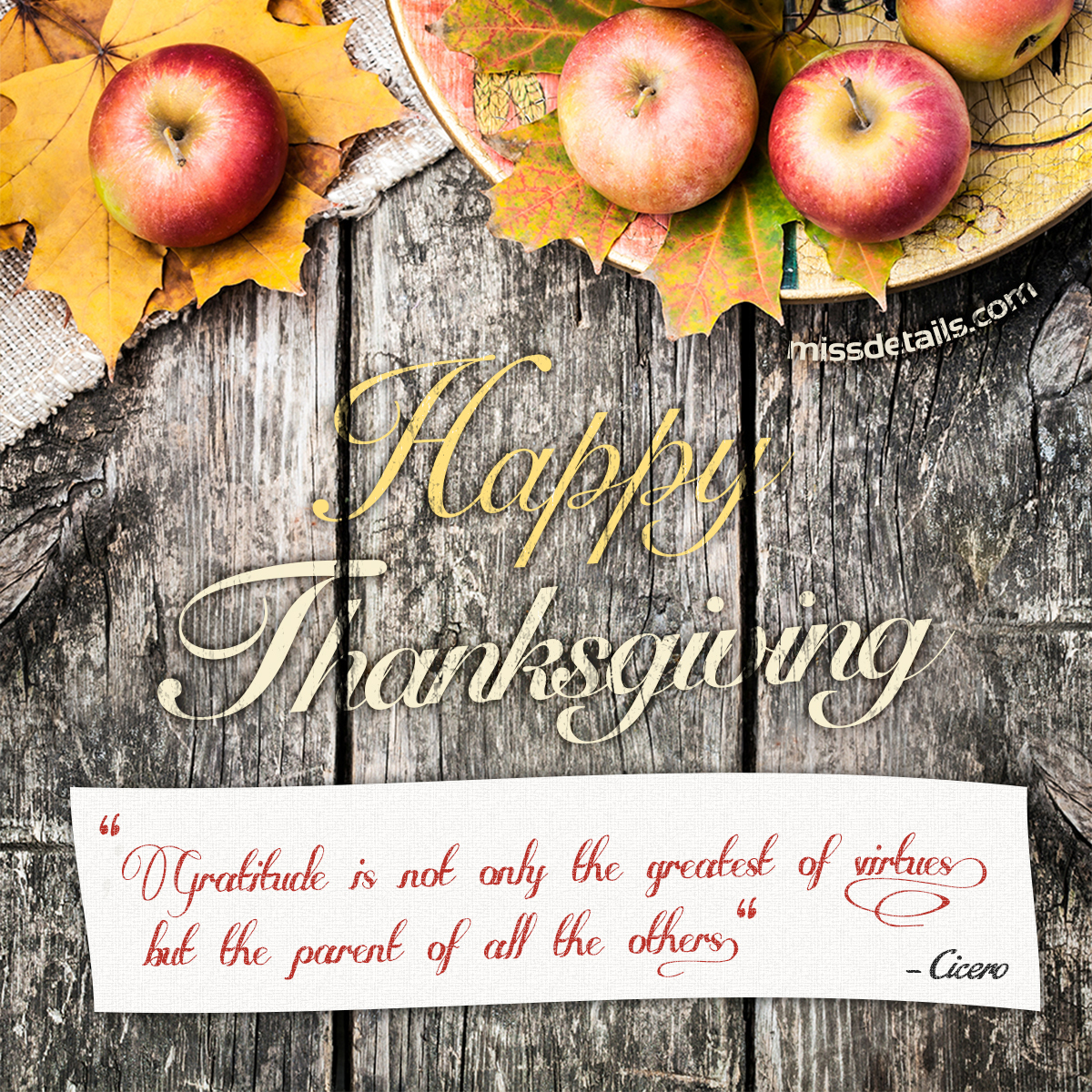 Free Thanksgiving Quotes + Image to Post