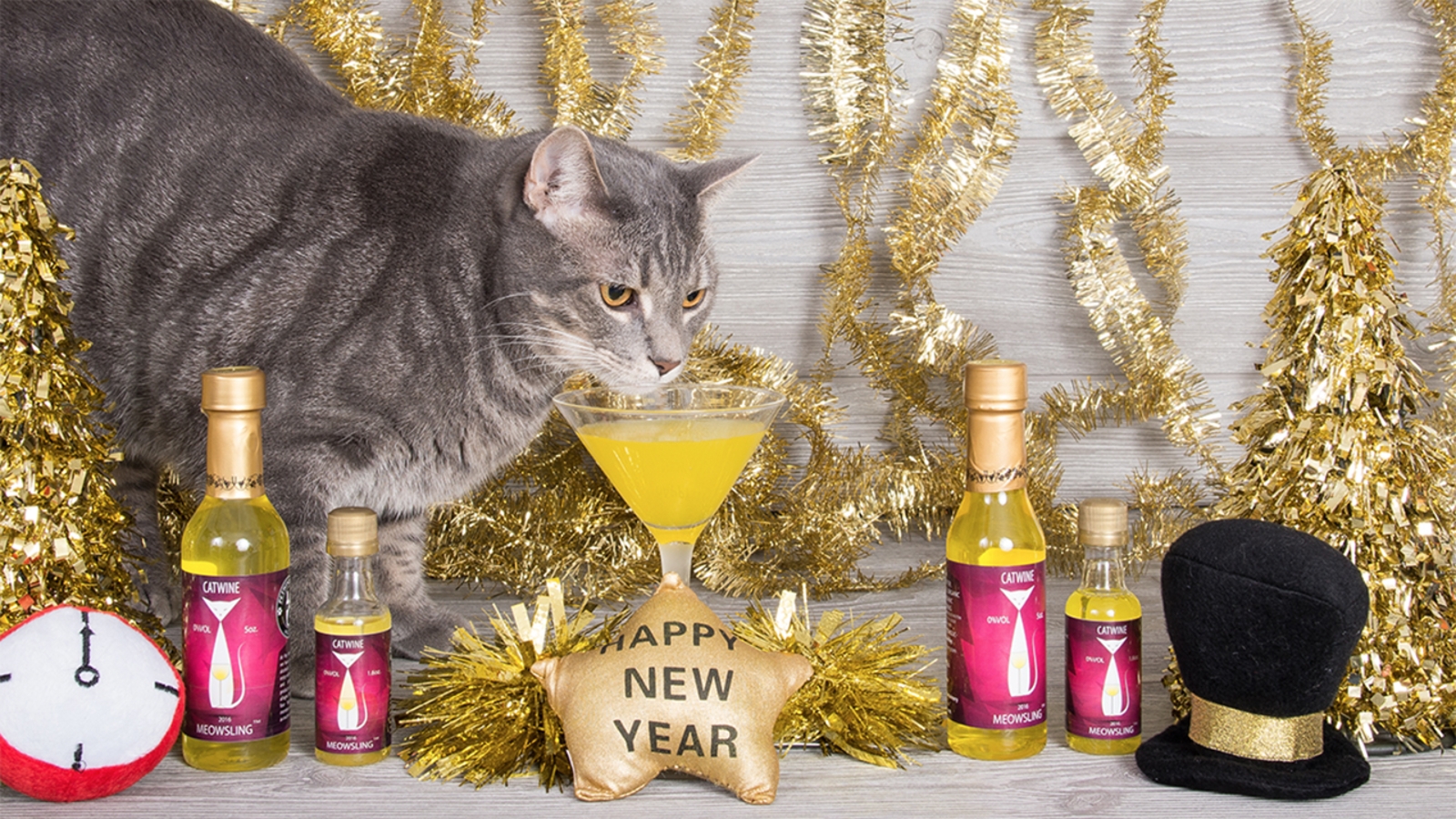 Even your pet can ring in the New Year with Pet Winery's pet wine, beer and cocktails